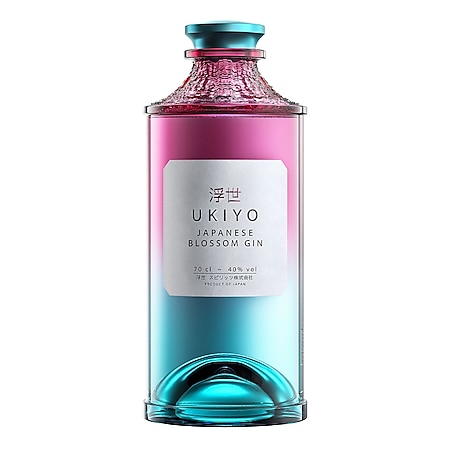 Ukiyo Japanese Blossom Gin 40,0 % 0,7 Liter - Bild 1