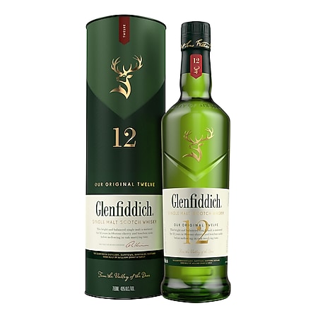 Glenfiddich 12 Jahre Whisky 40,0 % vol  0,7 Liter - Bild 1