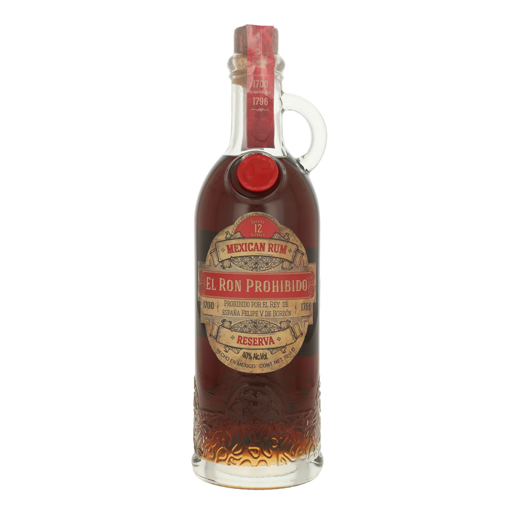 El Ron Prohibido Reserva 12 Solera Rum 40,0 % vol 0,7 Liter