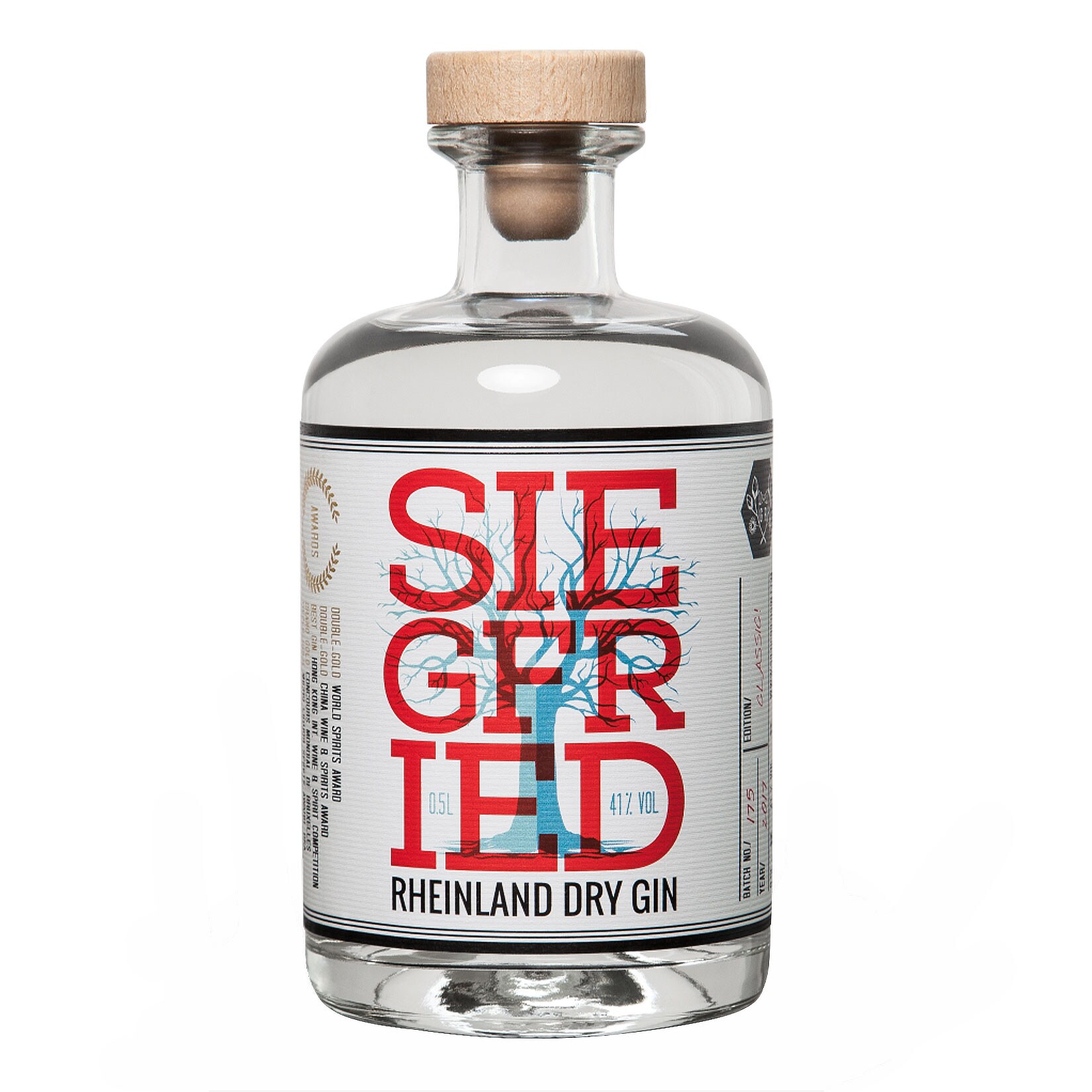 Siegfried Rheinland Dry Gin 41,0 % vol 0,5 Liter - Bild 1