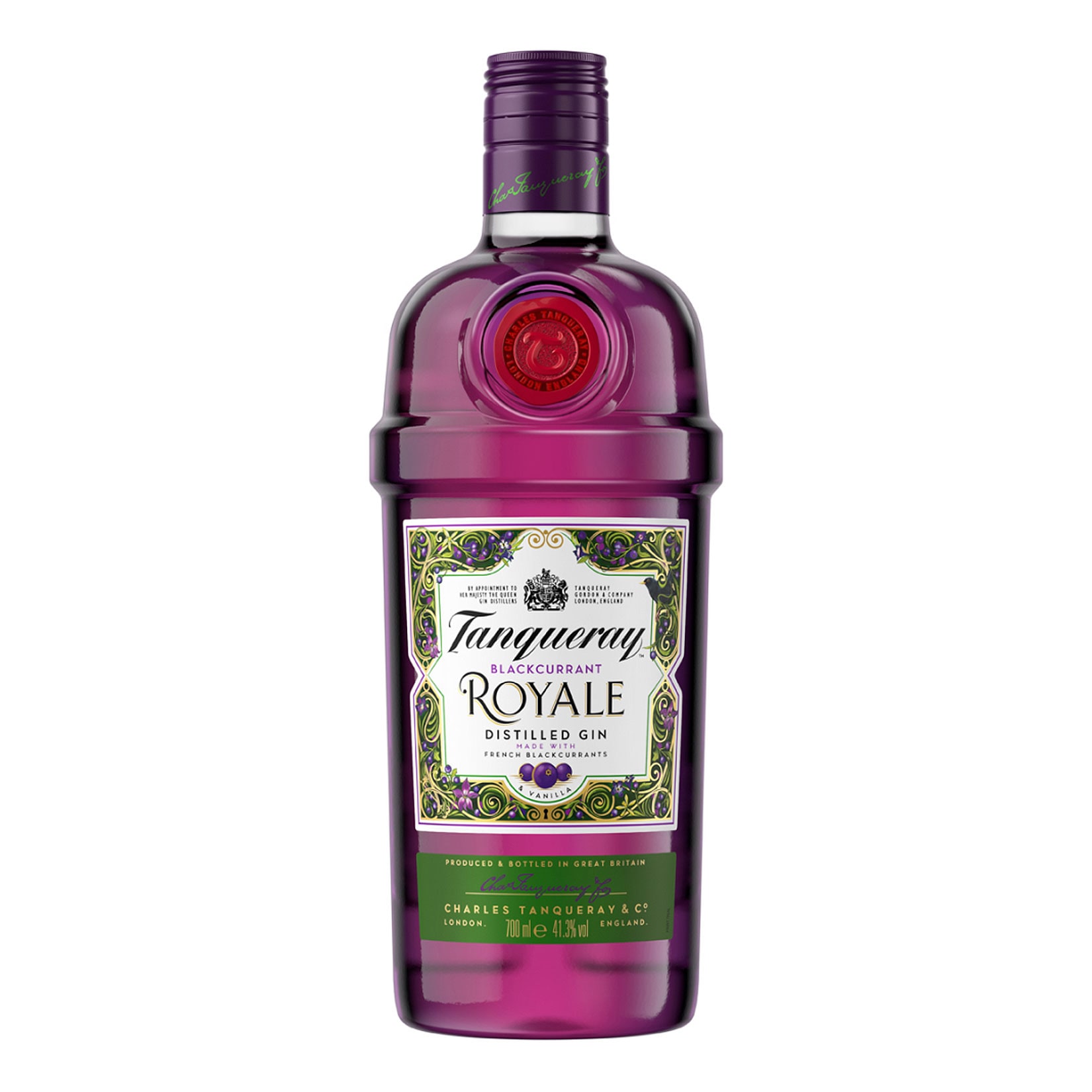 Tanqueray Blackcurrant Royale Gin 41,3 % vol 0,7 Liter