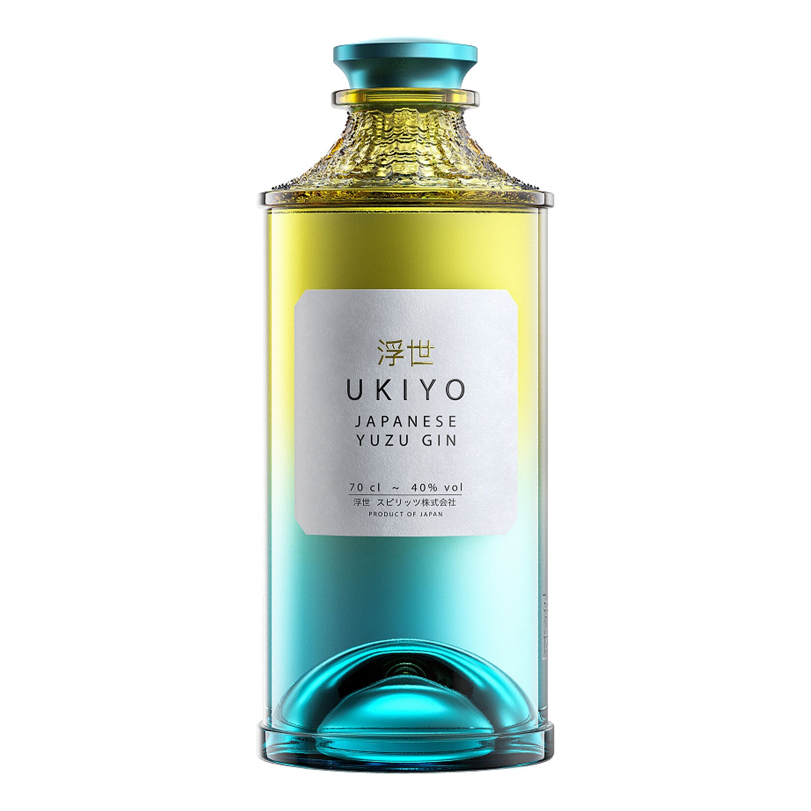 Ukiyo Yuzu Citrus Gin 40,0 % vol 0,7 Liter - Bild 1