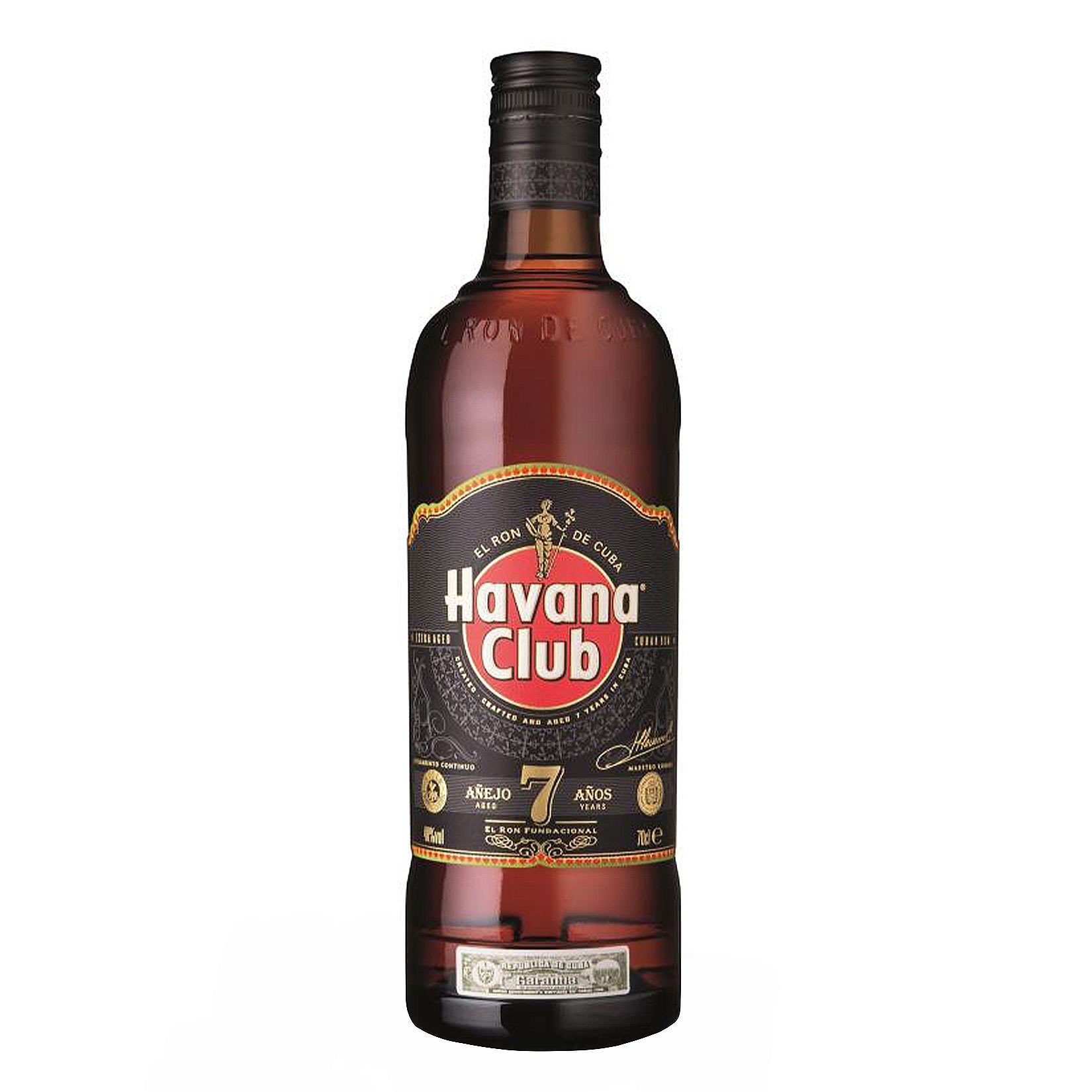 Havana Club Anejo Rum 7 Jahre 40,0 % vol 0,7 Liter - Bild 1