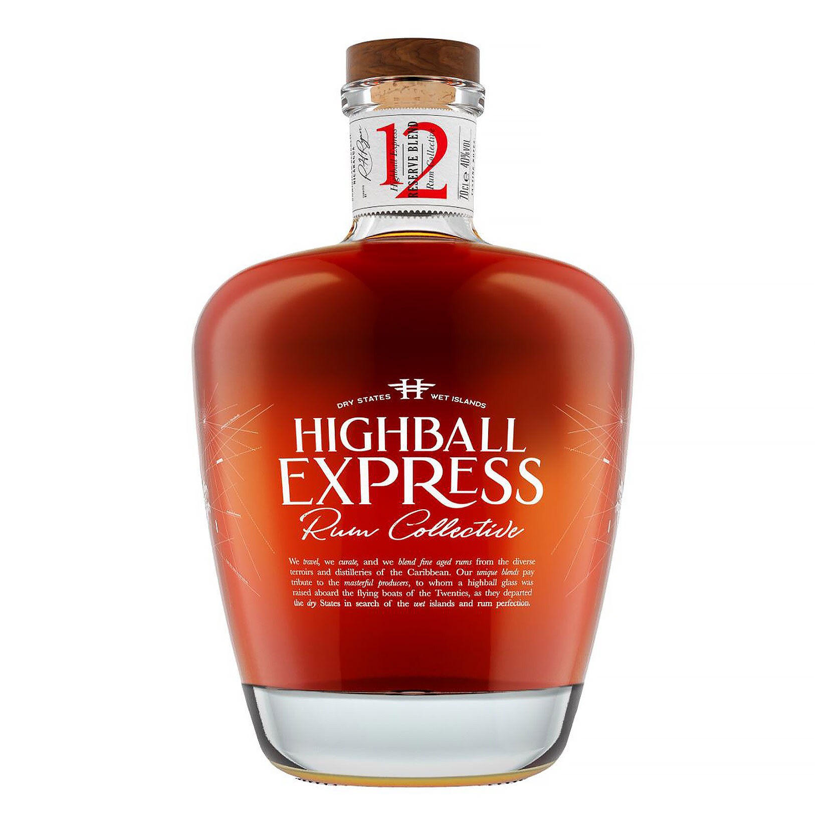 Highball Express Rum 12 Reserve Blend 40,0 % vol 0,7 Liter - Bild 1