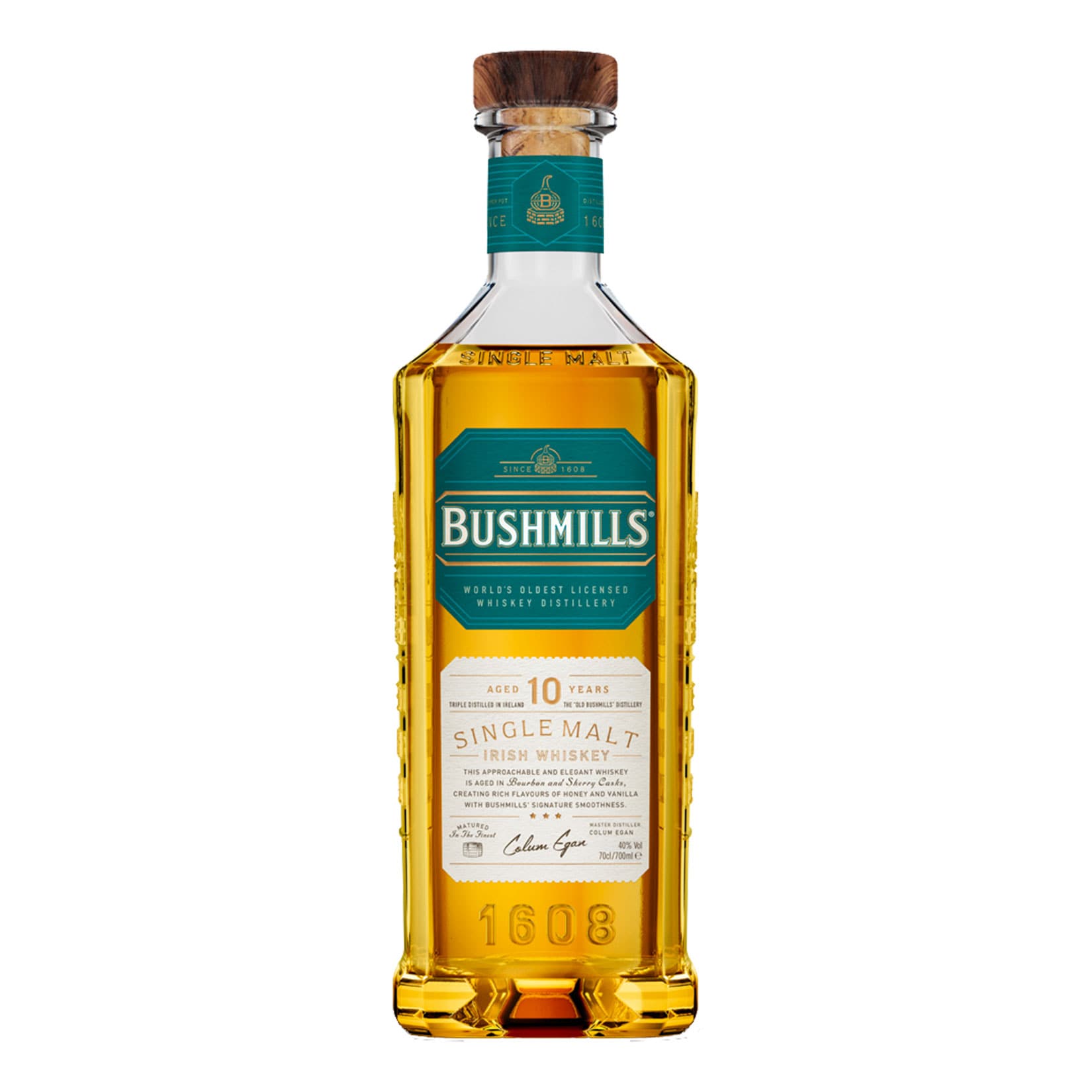 Bushmills 10 Jahre Single Malt Whiskey 40,0 % vol 0,7 Liter - Bild 1