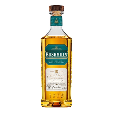 Bushmills Whiskey 10 Jahre 40,0 % vol 0,7 Liter - Bild 1