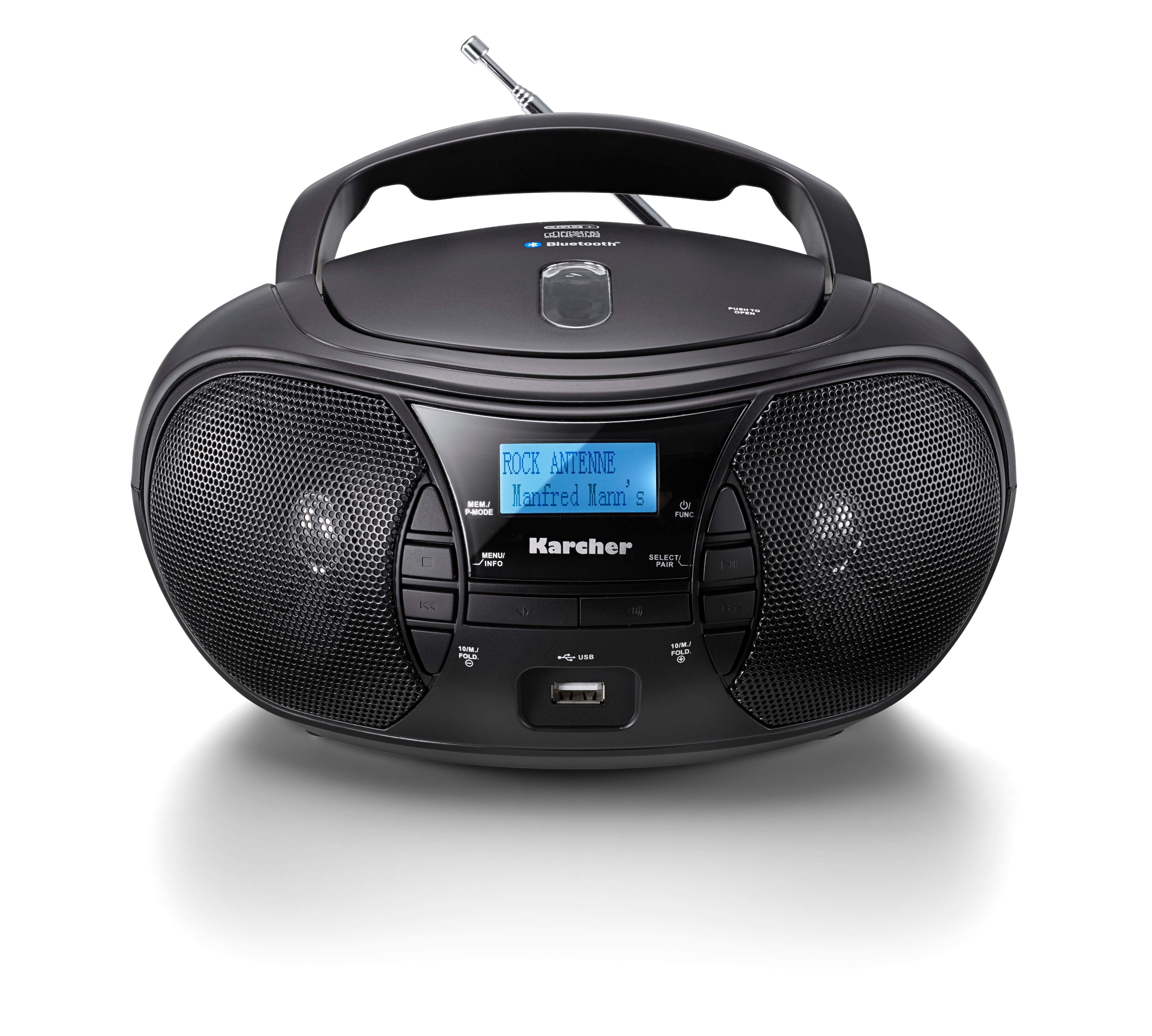 Karcher RR 5028D Boombox mit CD/MP3, USB, BT, DAB+/FM-Radio - Bild 1