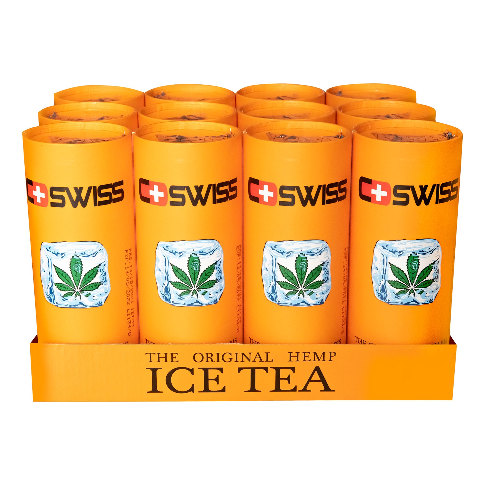 C Swiss Cannabis Ice Tea 0,25 Liter, 12er Pack - Bild 1