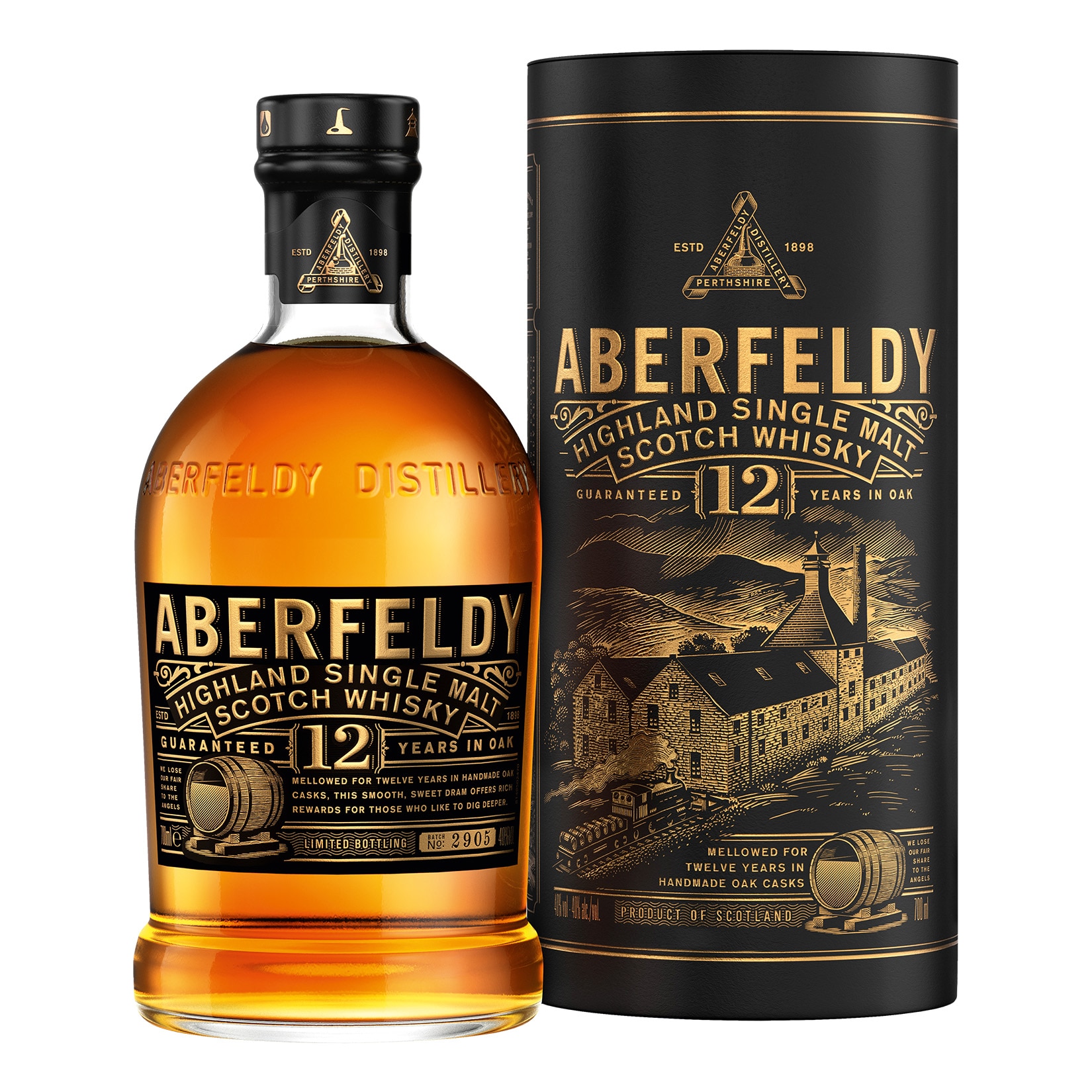 Aberfeldy 12 Jahre Whisky 40,0 % vol 0,7 Liter - Bild 1