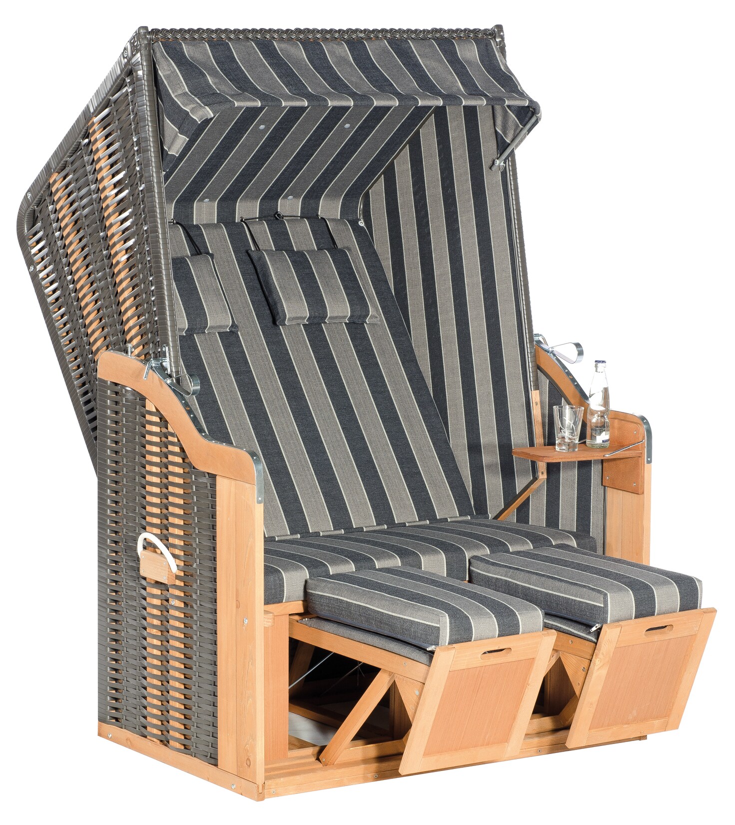 Garten-Strandkorb „Rustikal 50 Plus“ – versch. Farben | 04028041961728