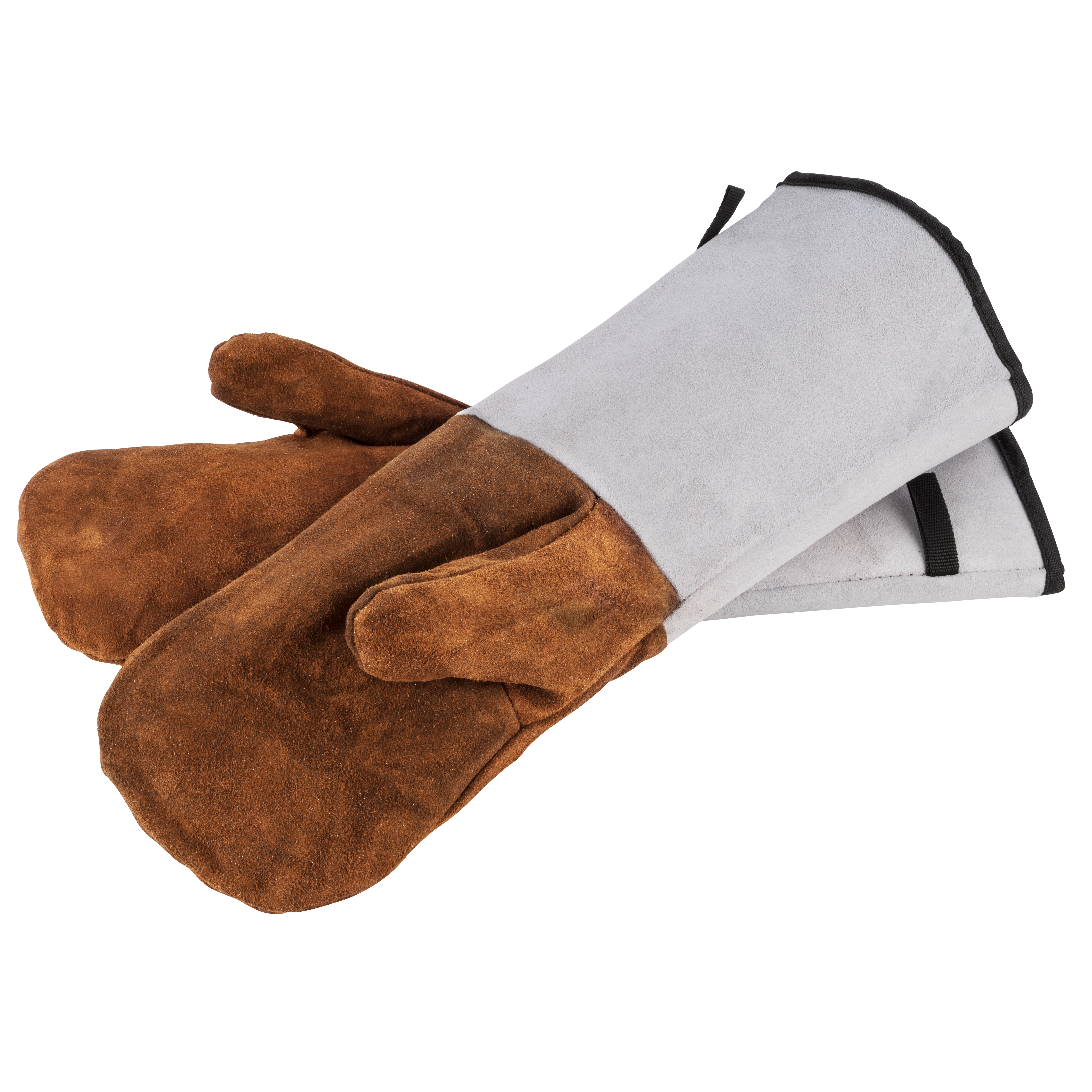 APS Backhandschuhe, Grillhandschuhe, Ofenhandschuhe, extrem hitzebest&auml;ndig bis 250&deg;C, Leder, Einheitsgr&ouml;&szlig;e - Bild 1