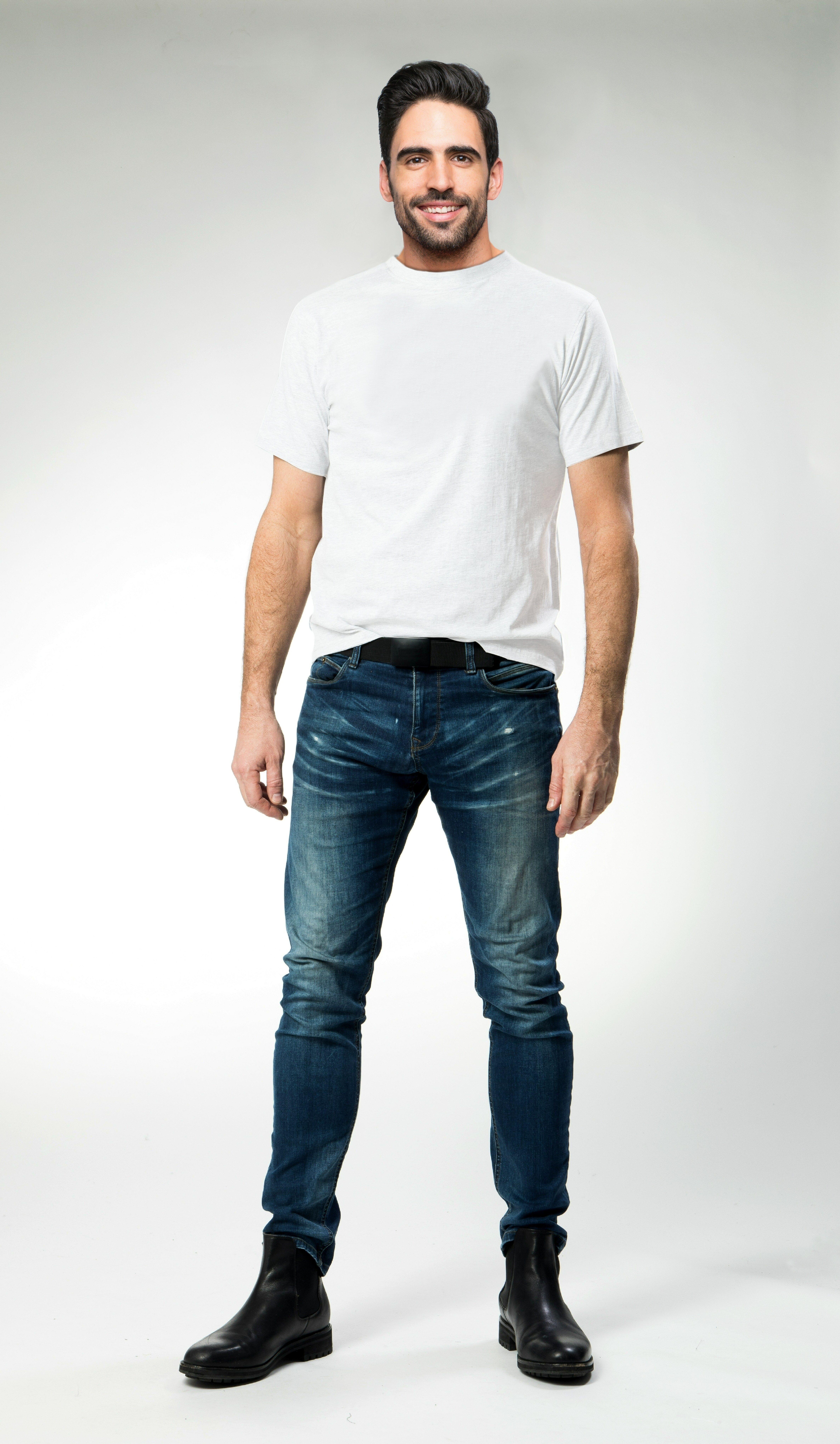 Spirit of Colours Herren Unterziehshirt - Wei&szlig; Gr. M - Bild 1