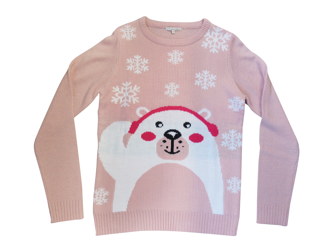 Damen Christmas Sweater - rosa - Gr. M - versch. Farben & Gr&ouml;&szlig;en - Bild 1