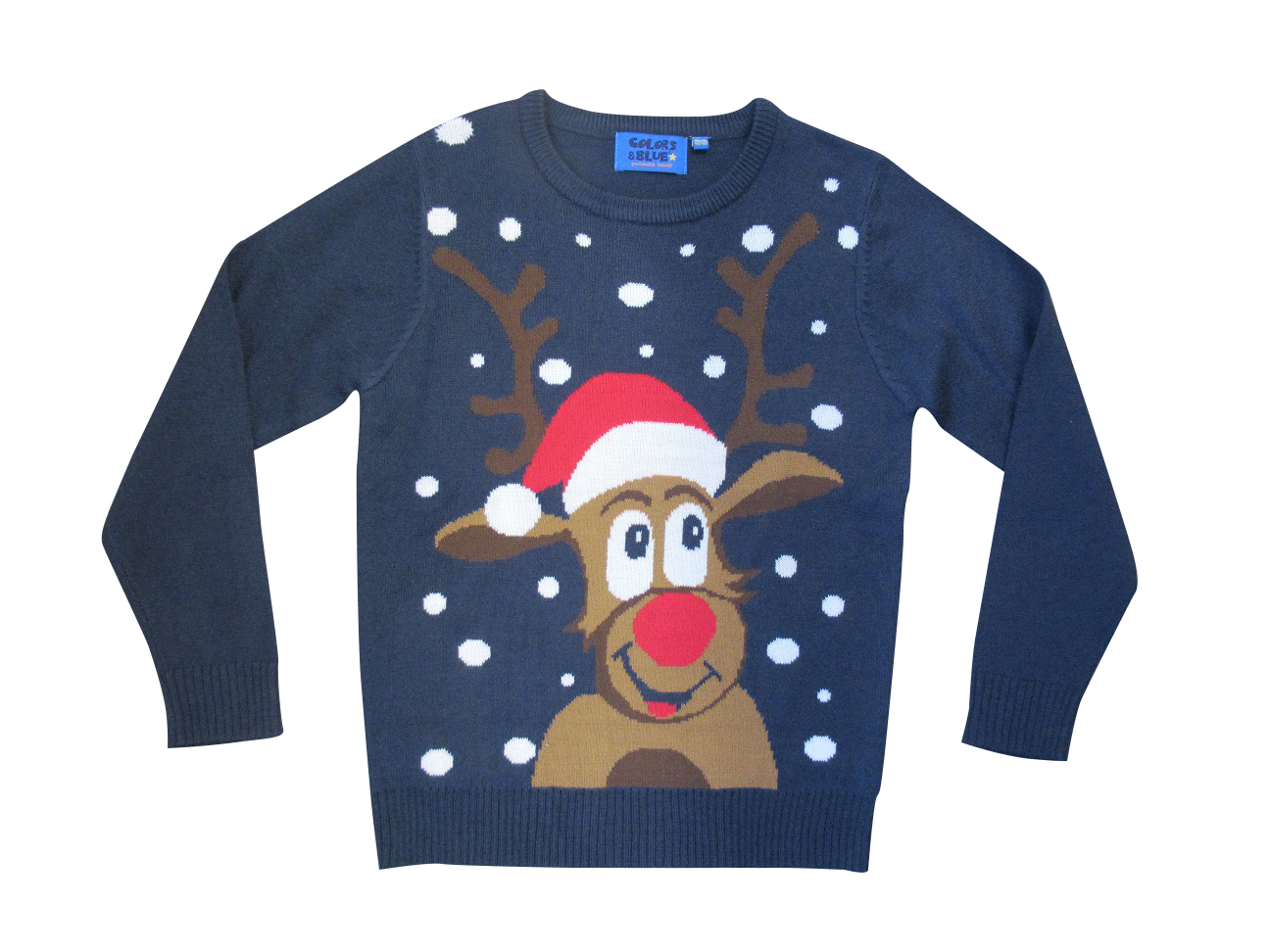 Kinder Christmas Sweater - navy - Gr. 98/104 - versch. Farben & Gr&ouml;&szlig;en - Bild 1