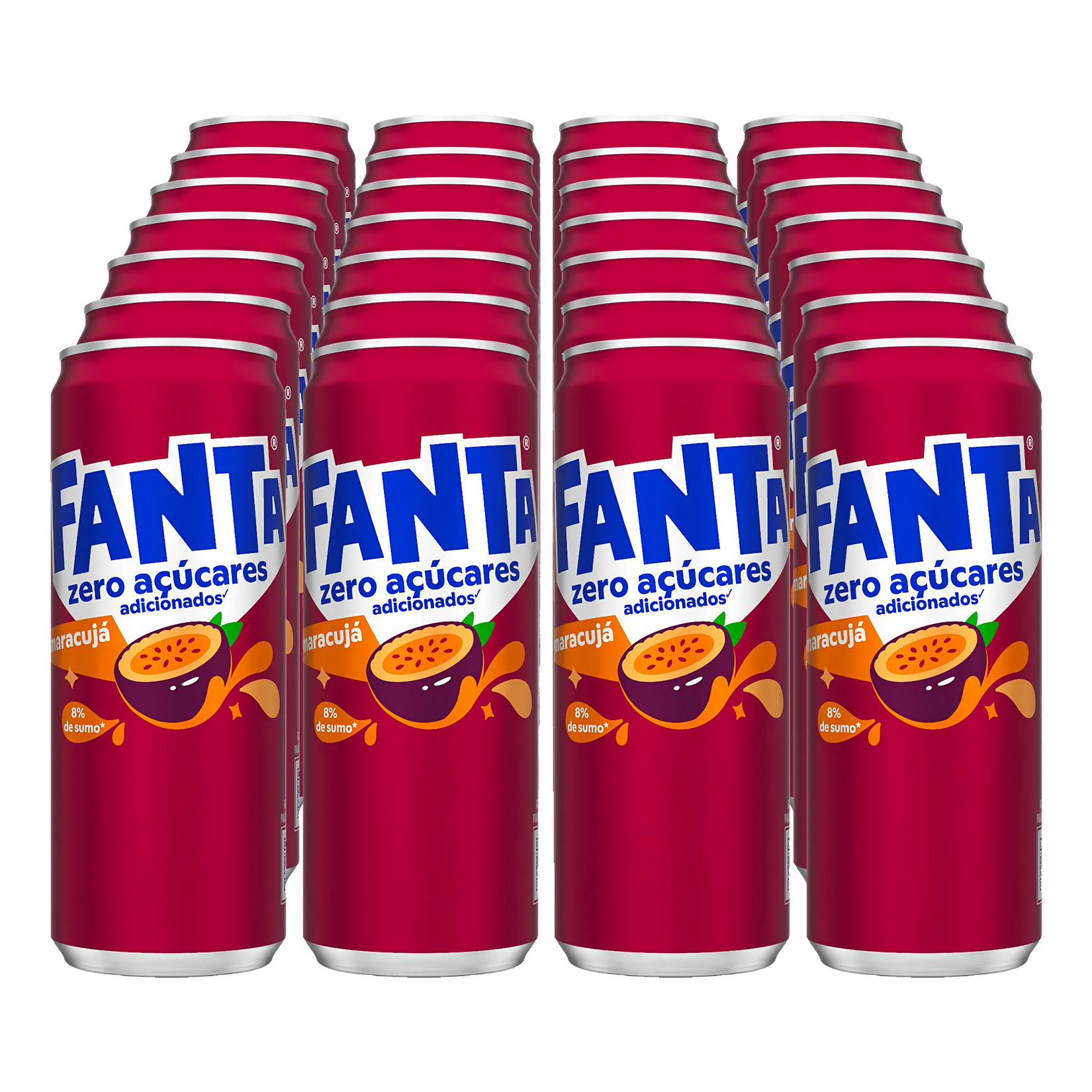 Fanta Maracuja Zero 0,33 Liter Dose, 28er Pack - Bild 1