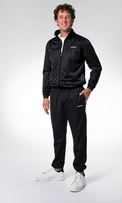 Herren Trainingsanzug BRAND LOTTO - Schwarz Gr. M - Bild 1