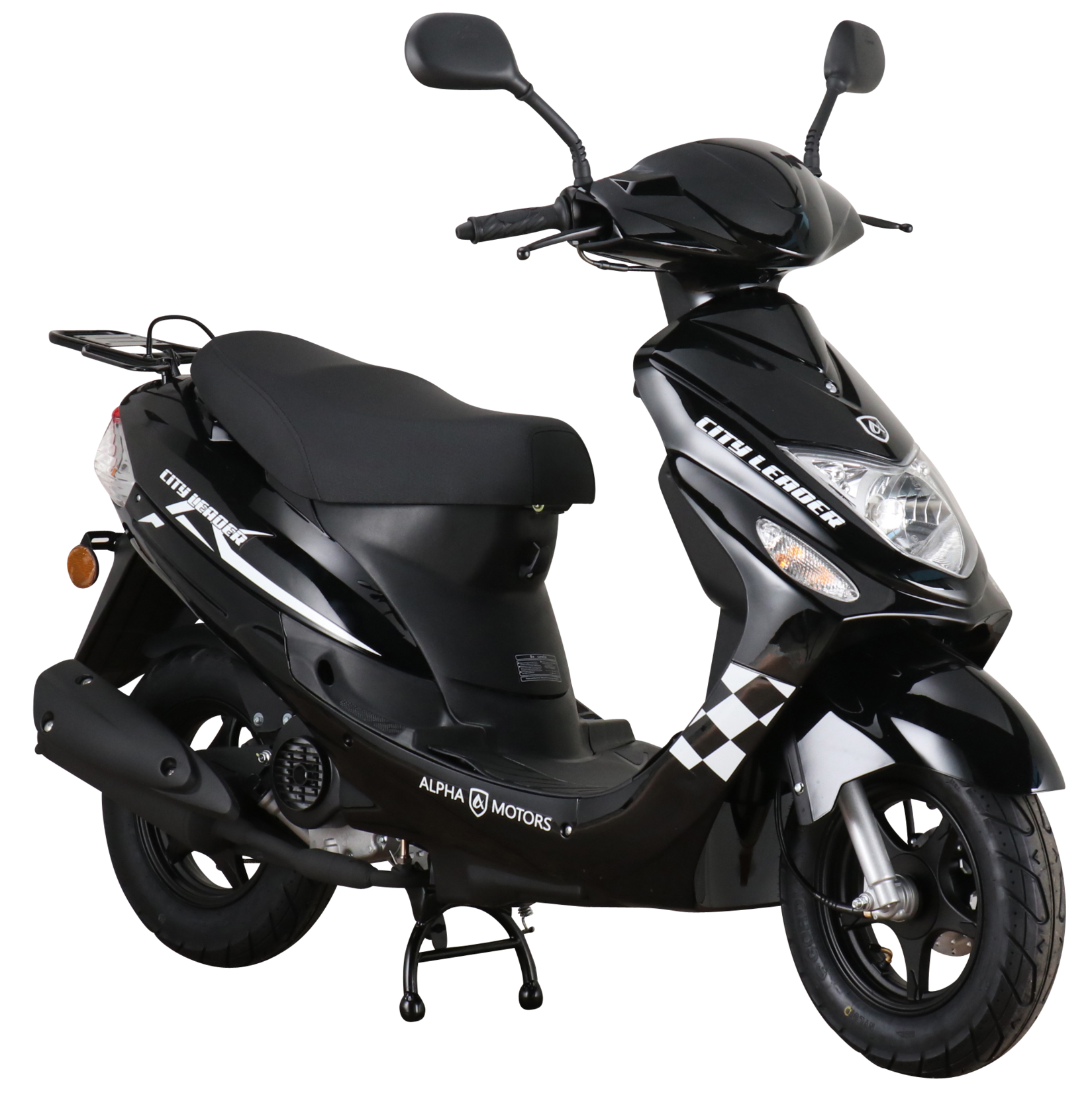 Alpha Motors Mofaroller CityLeader 50 ccm 25 kmh EURO 5 schwarz | 04250274100258