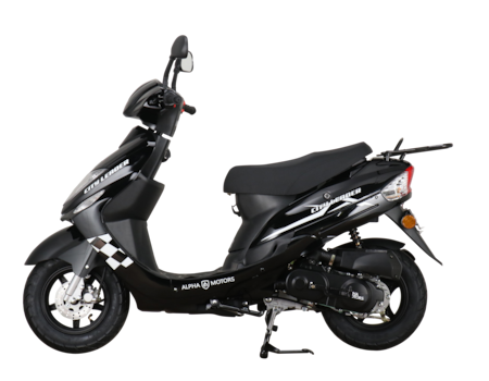 Alpha Motors Motorroller CityLeader 50 ccm 45 kmh EURO 5 schwarz online  kaufen bei Netto