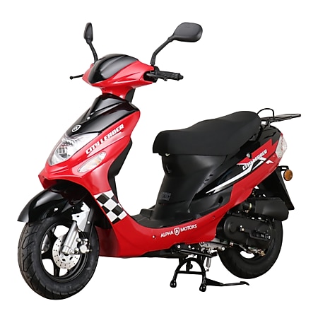 Alpha Motors Motorroller CityLeader 50 ccm 45 kmh EURO 5 rot online kaufen  bei Netto