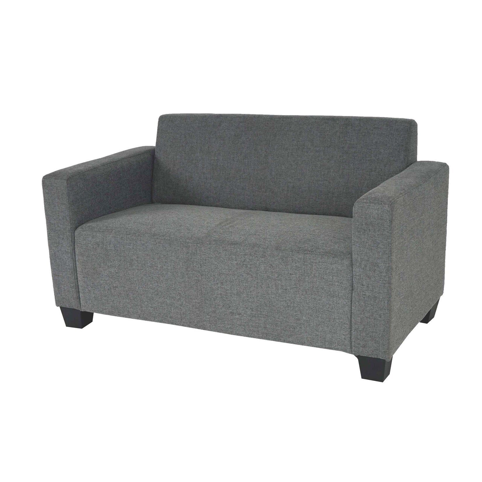 2er Sofa Couch Moncalieri Loungesofa Stoff/Textil ~ grau | 04057651497921