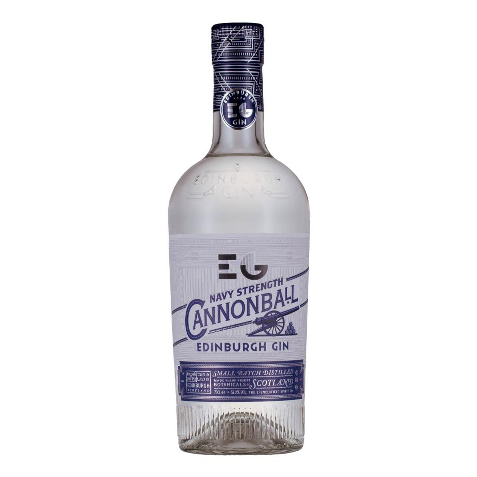 Edinburgh Navy Strength Cannon Gin 57,2 % vol 0,7 Liter - Bild 1