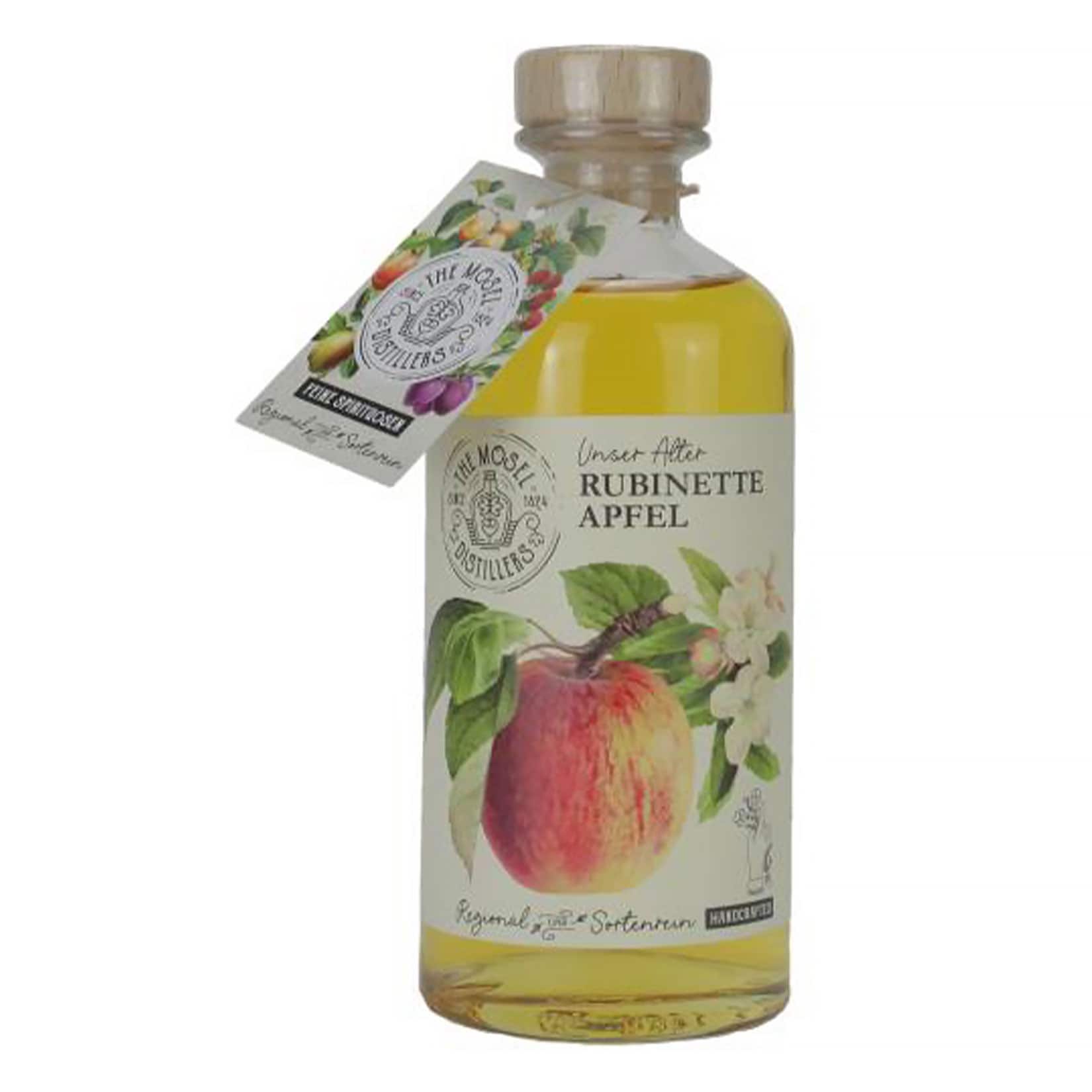 The Mosel Distillers Rubinette Apfel 40,0 % vol 0,5 Liter - Bild 1