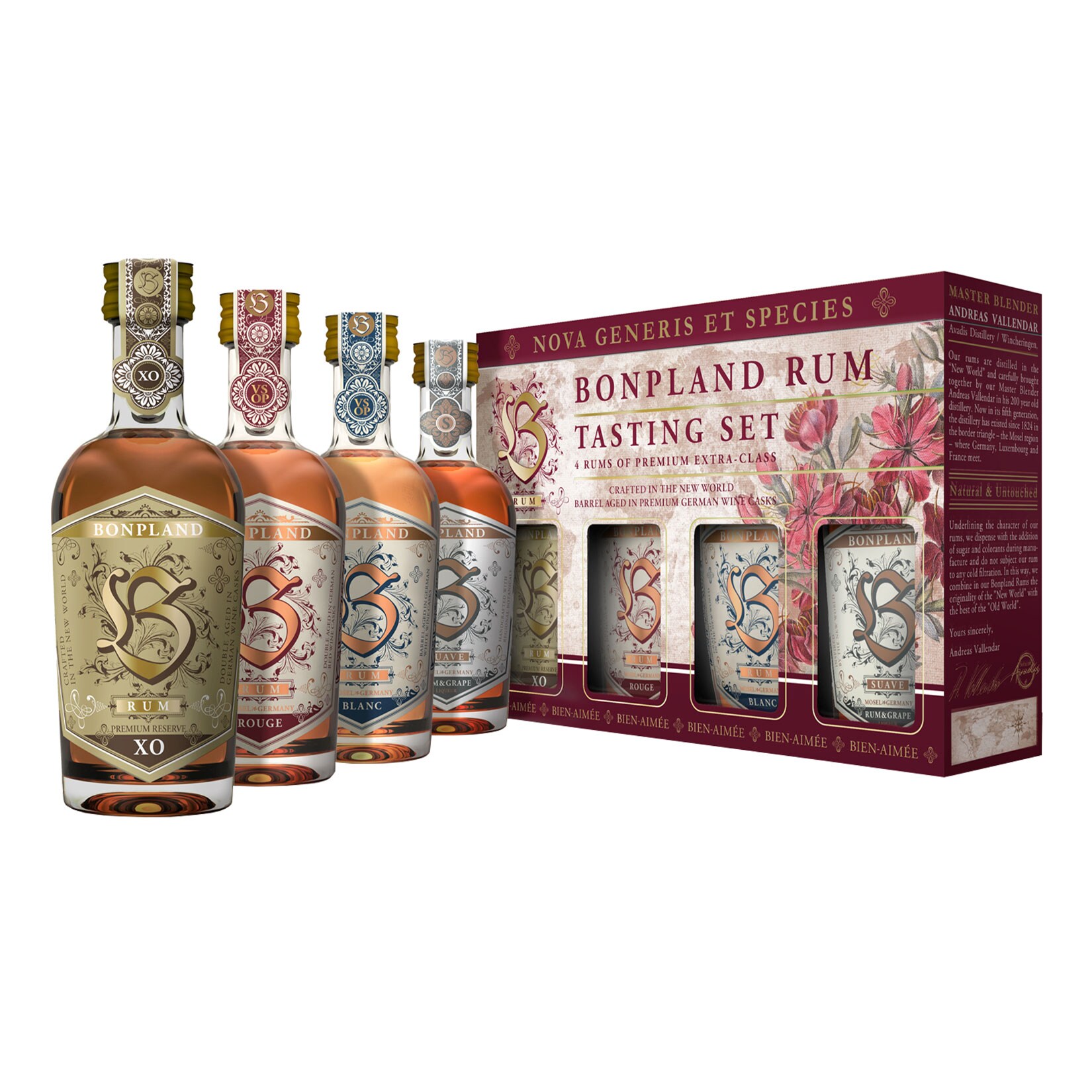 Bonpland Rum Tasting Set 4 x 50ml