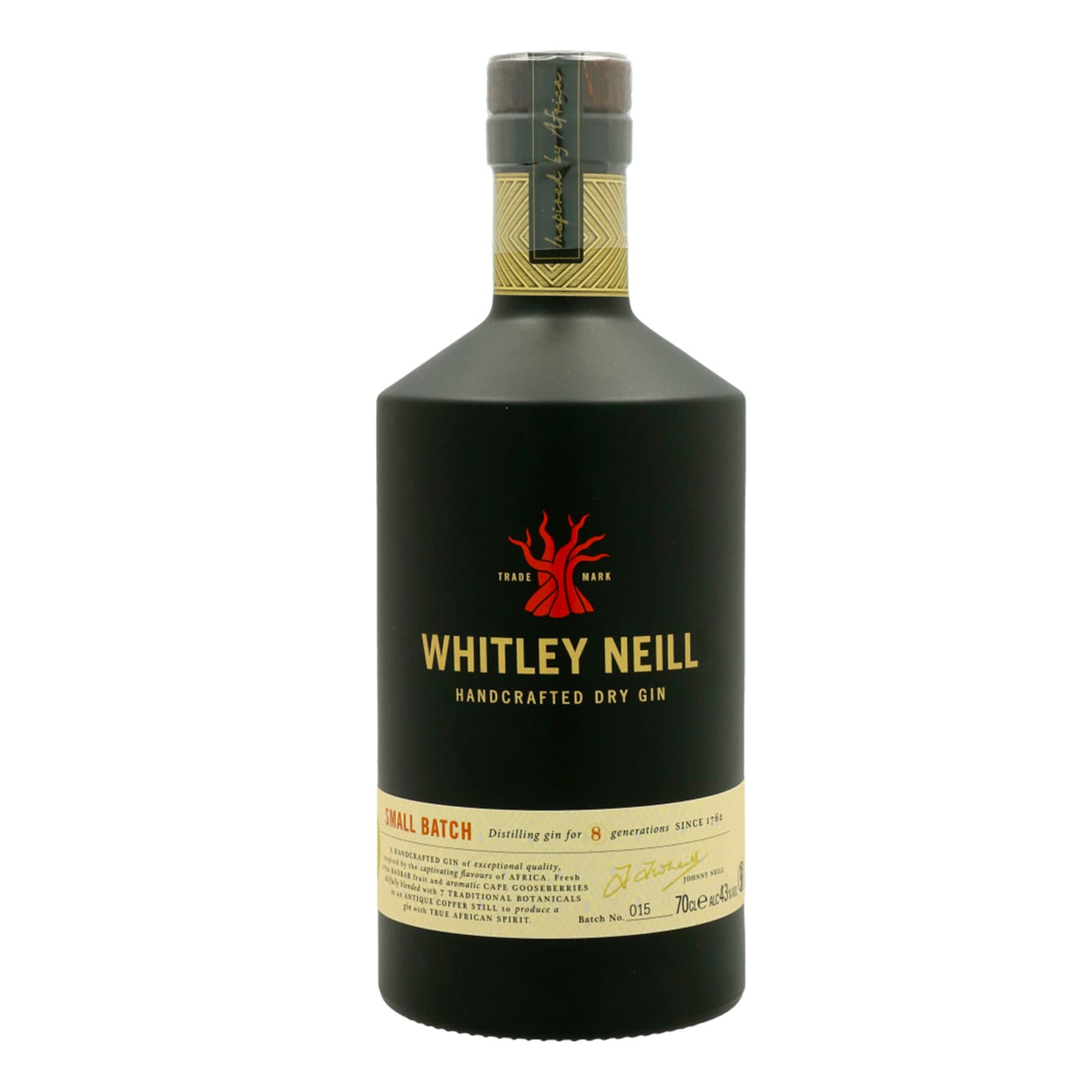 Whitley Neill Handcrafted Gin 43,0 % vol 0,7 Liter