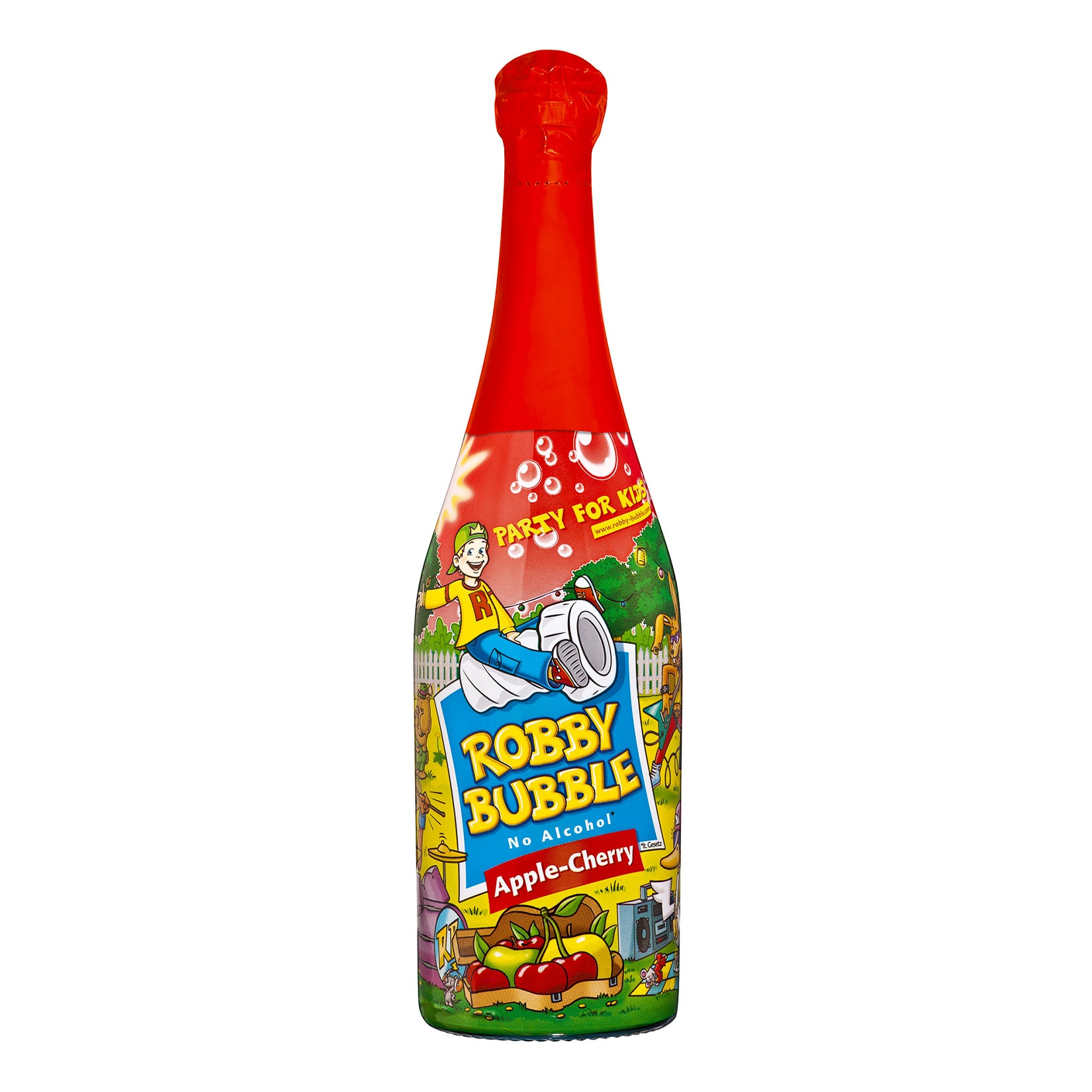 Robby Bubble Apple-Cherry 0,75 Liter - Bild 1