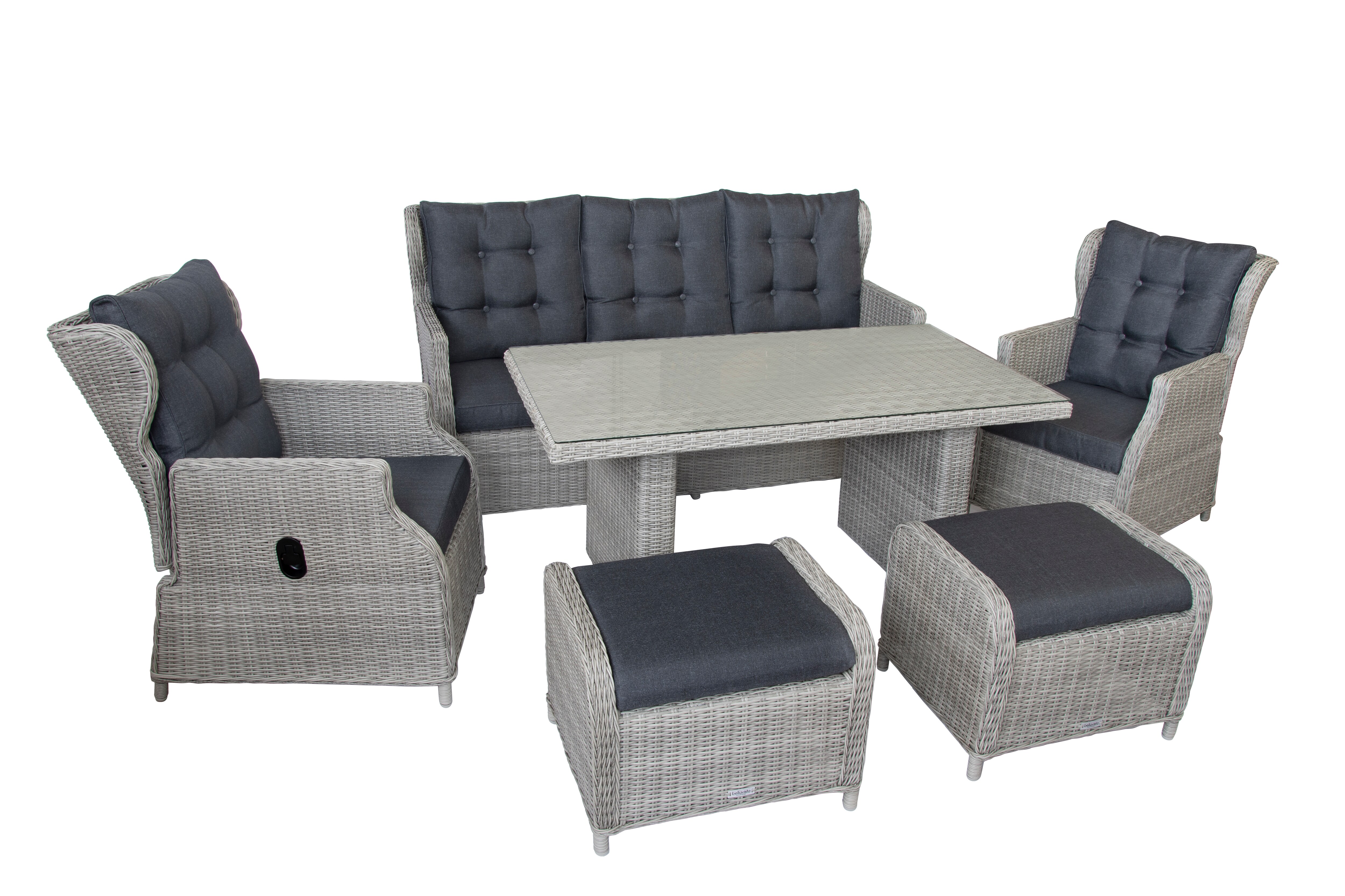 bellavista Luxus Dining Lounge "Canelli" grau - Home & Garden&reg; - Bild 1