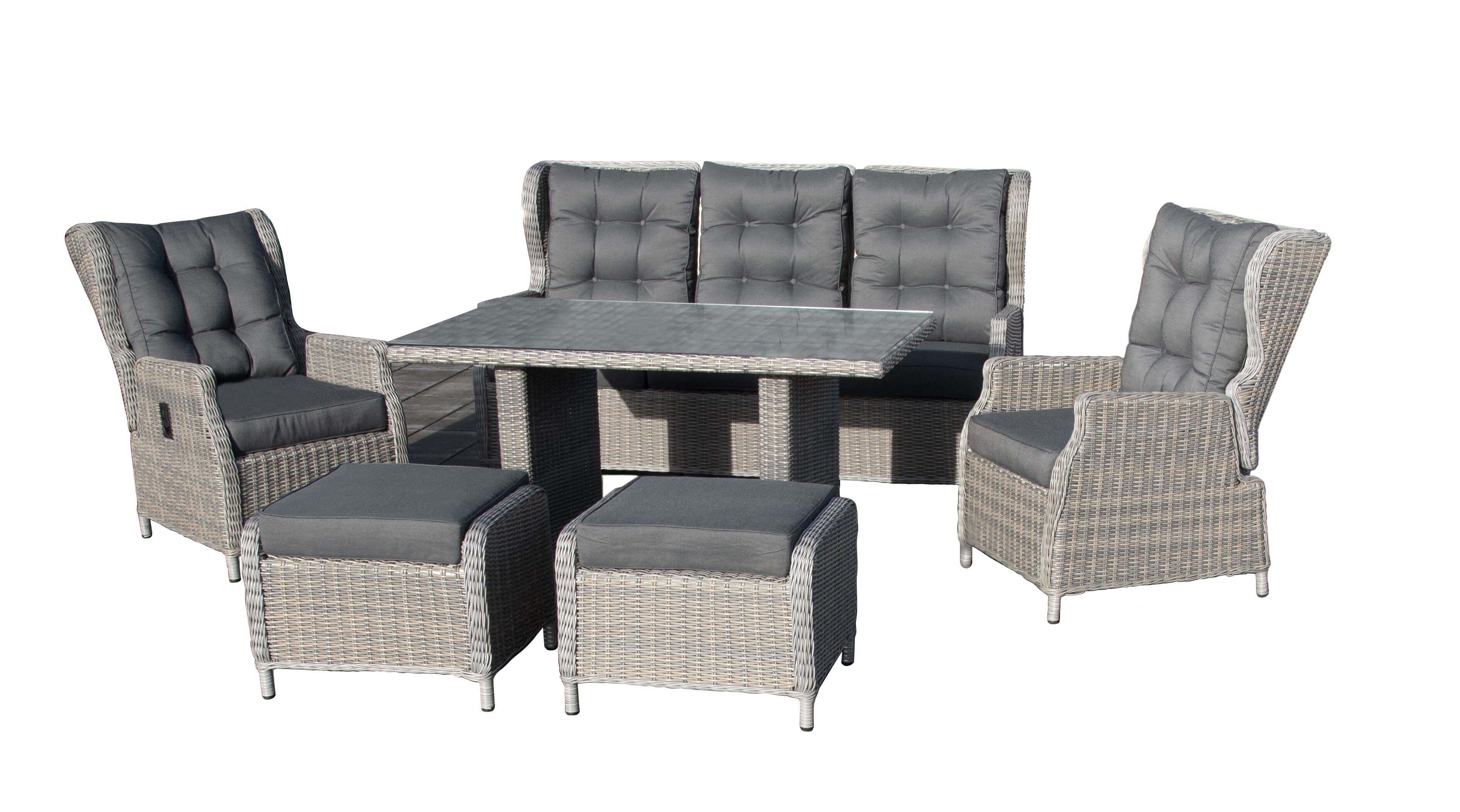 bellavista Luxus Dining Lounge "Canelli" braun - Home & Garden&reg; - Bild 1