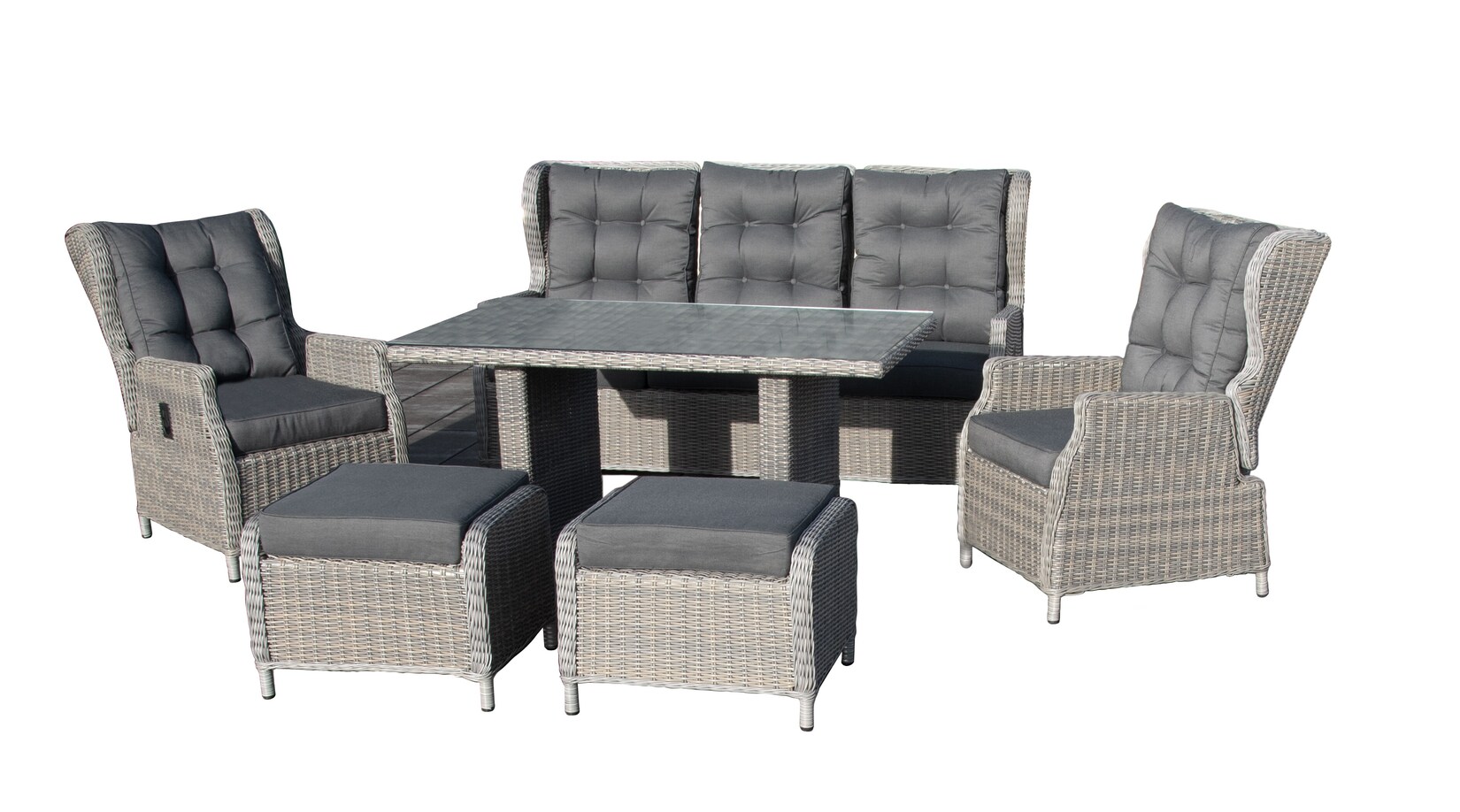 bellavista Luxus Dining Lounge „Canelli“ braun – Home & Garden® | 04021472525262