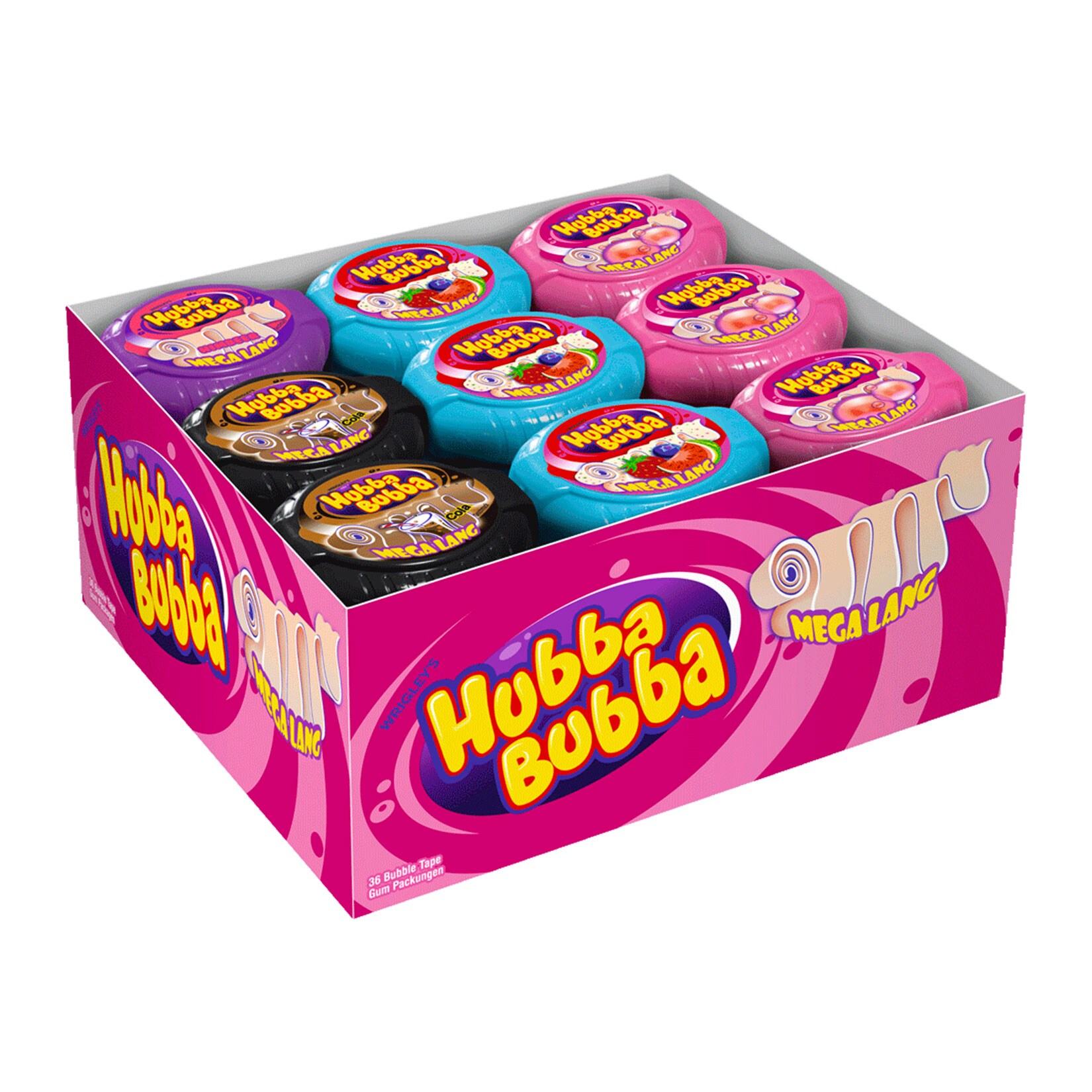Hubba Bubba Kaugummi 57g, verschiedene Sorten, 36er Pack - Bild 1