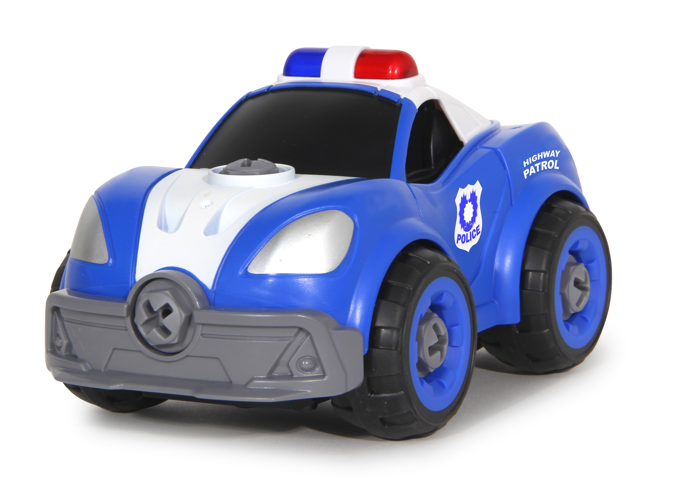 Polizeiauto First RC Kit 22teilig mit Akkuschrauber - Bild 1