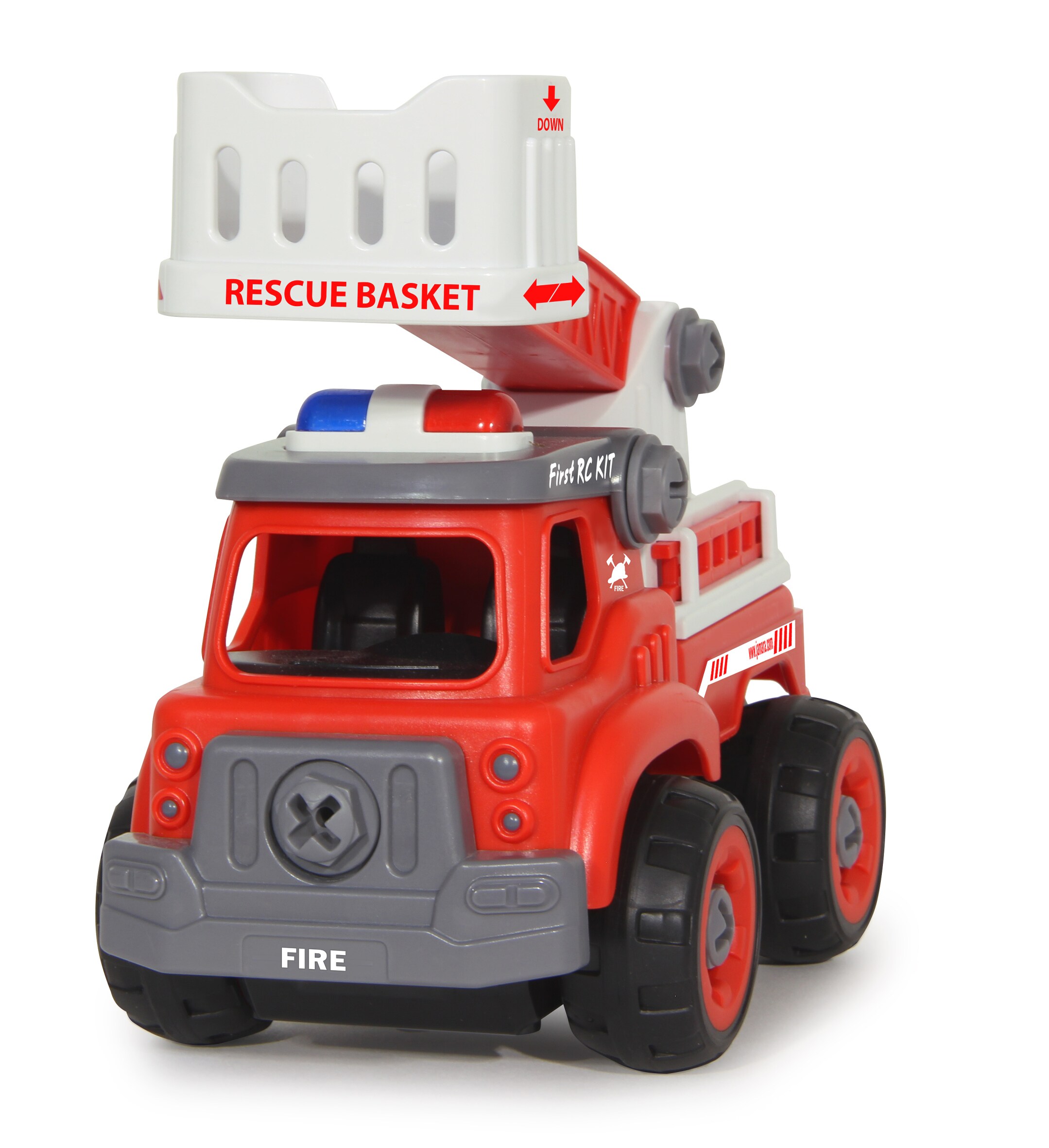 Feuerwehrauto First RC Kit 33teilig mit Akkuschrauber - Bild 1