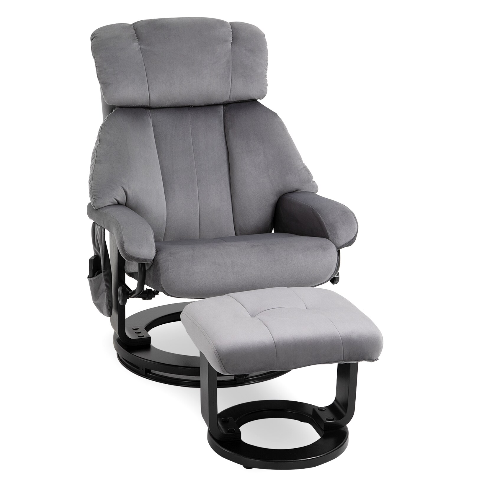 HOMCOM Massagestuhl Polyester, Schaumstoff, Holz, Metall | 04251774921060