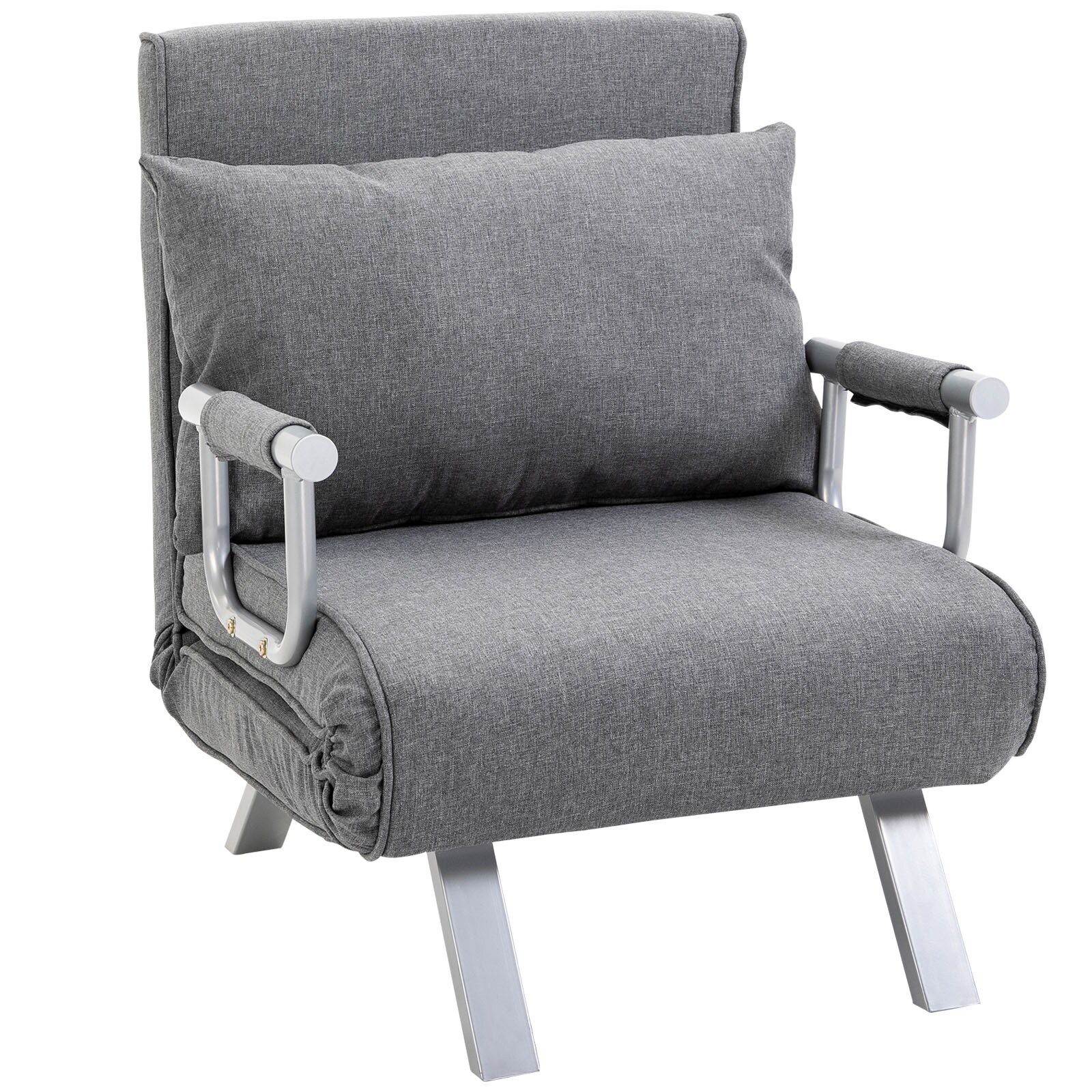 HOMCOM Schlafsessel Polyester, Metall, Schaumstoff | 04251774918015