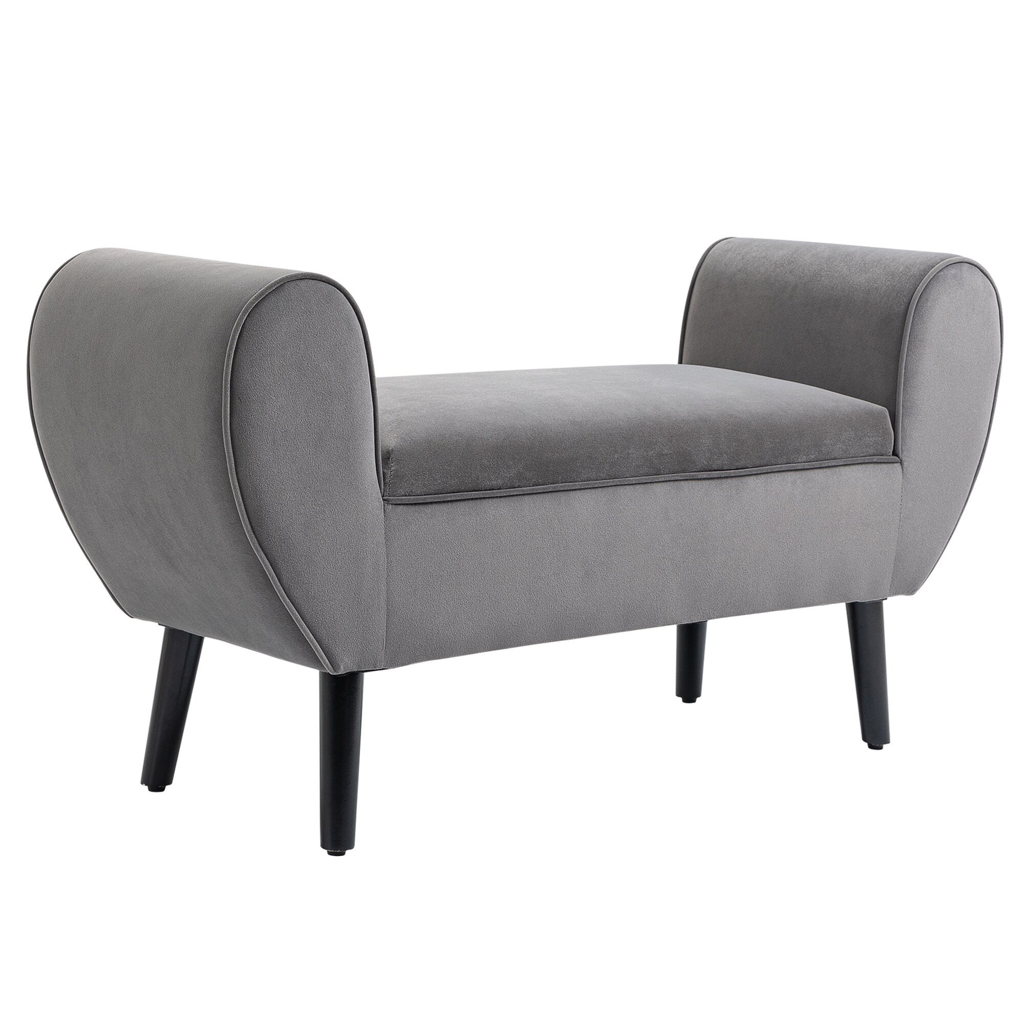 HOMCOM Sitzbank Polyester, Gummiholz - Bild 1