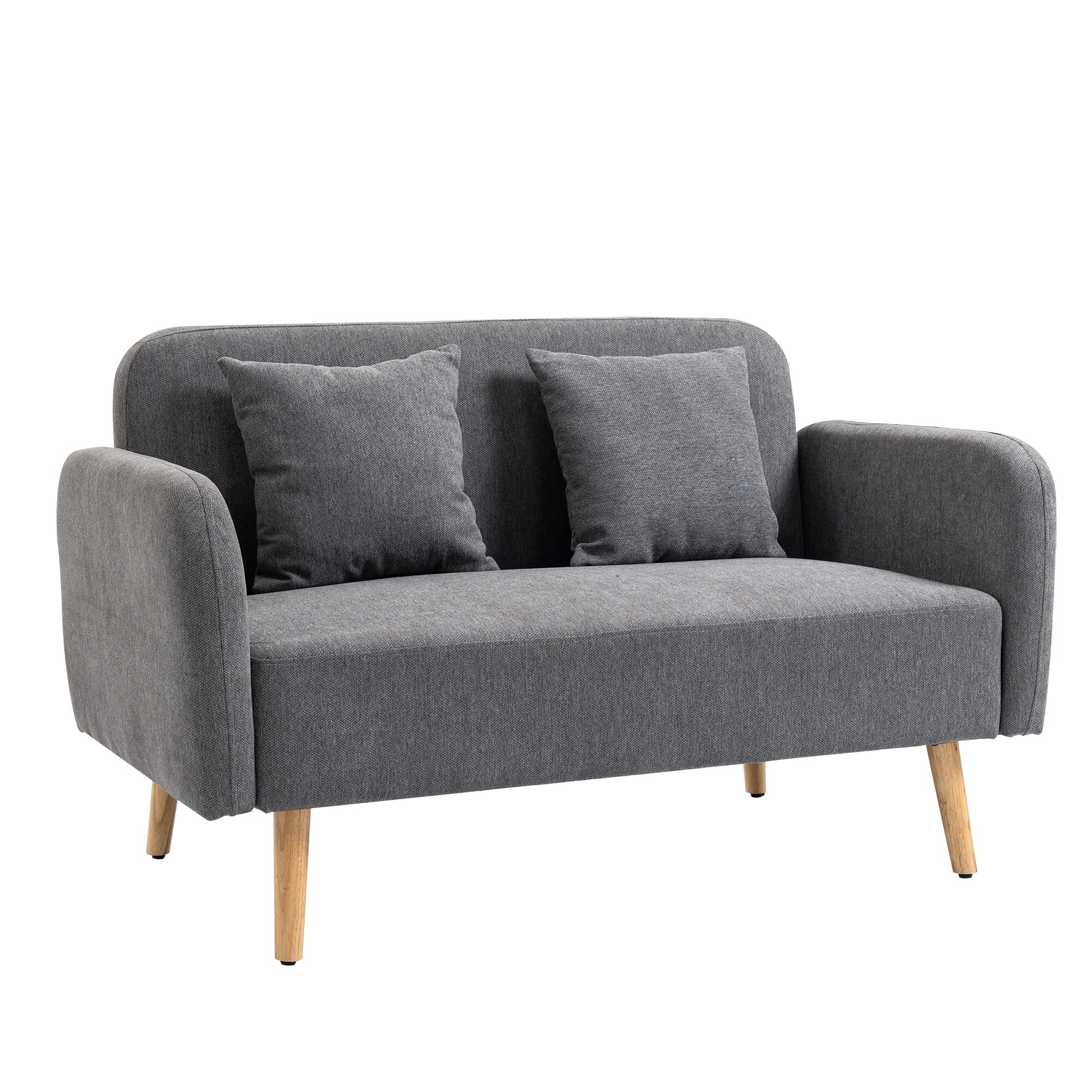 HOMCOM Sofa Polyester, Schaumstoff - Bild 1