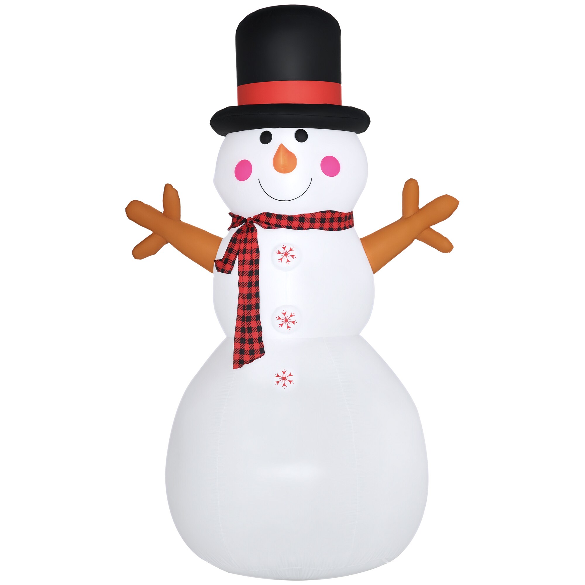 HOMCOM Aufblasbare Weihnachtsdekoration Polyester - Bild 1