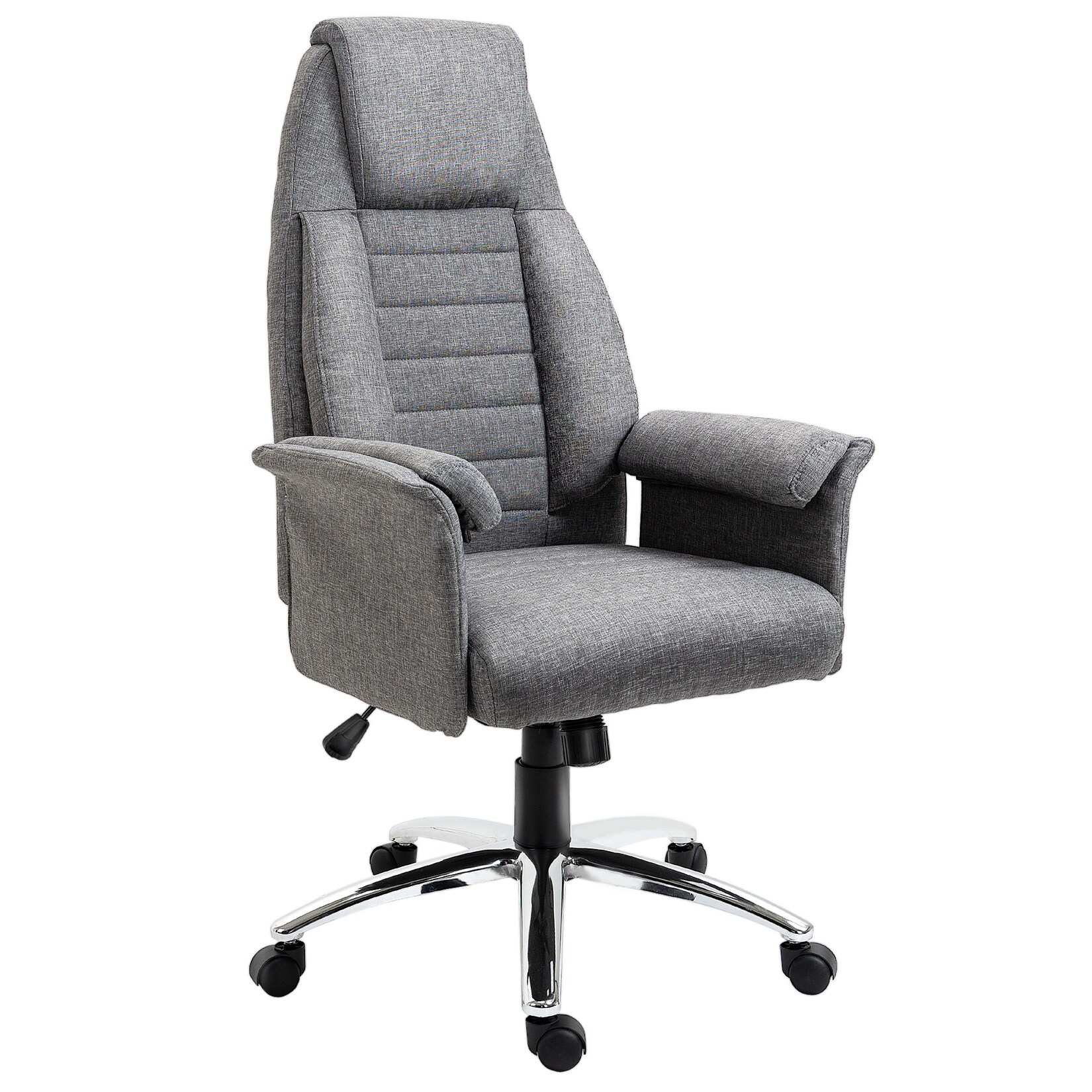 HOMCOM Bürostuhl Metall, Schaumstoff | 04251774945226