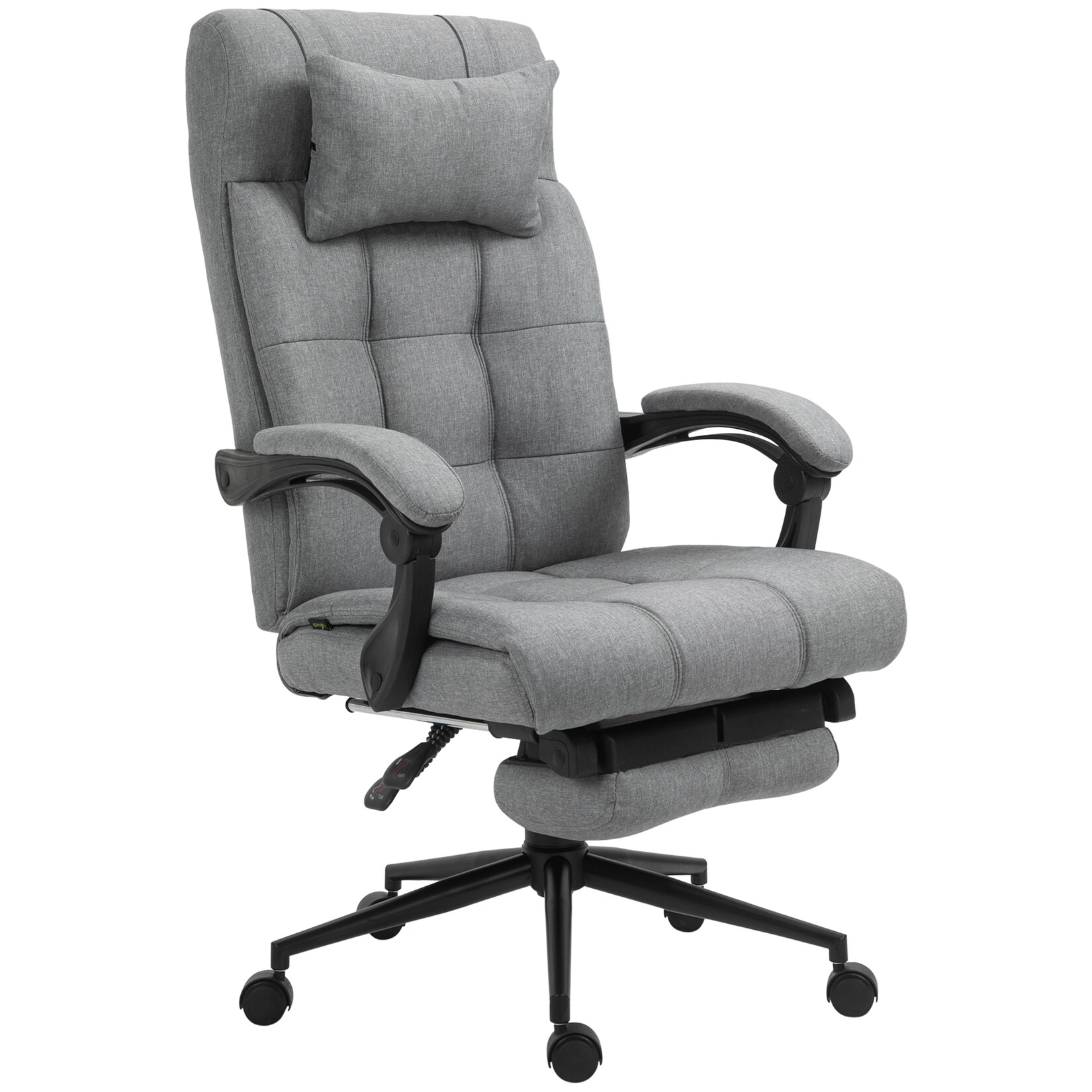 Vinsetto Bürostuhl Leinen, Schaumstoff, PVC | 04251774984997