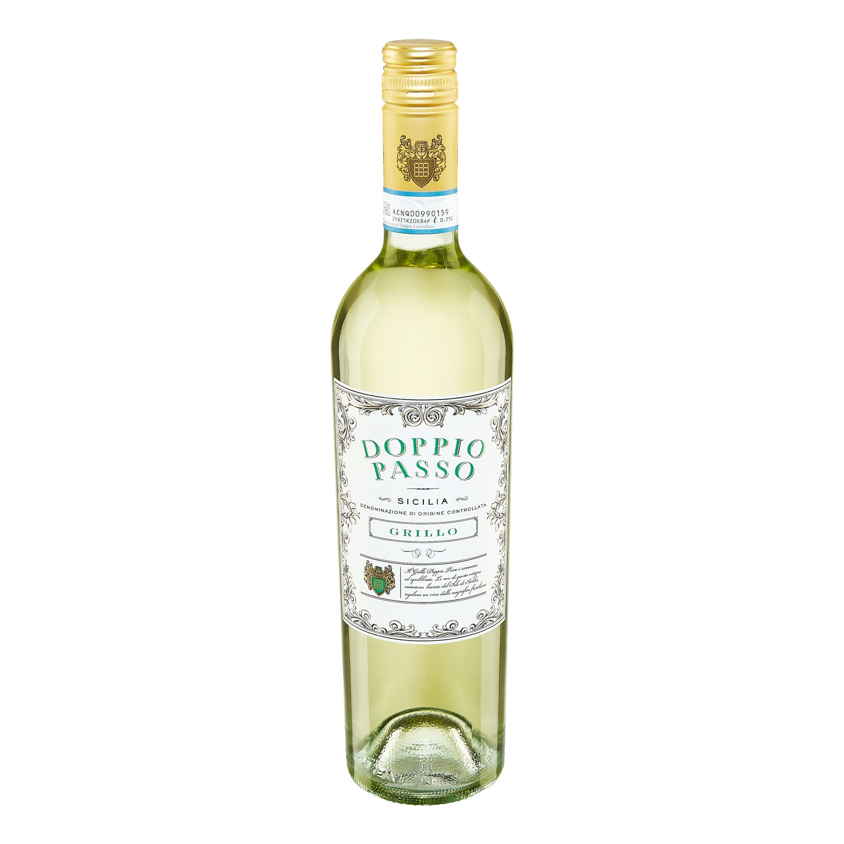 Doppio Passo Grillo Sicilia 12,5 % vol 0,75 Liter - Bild 1