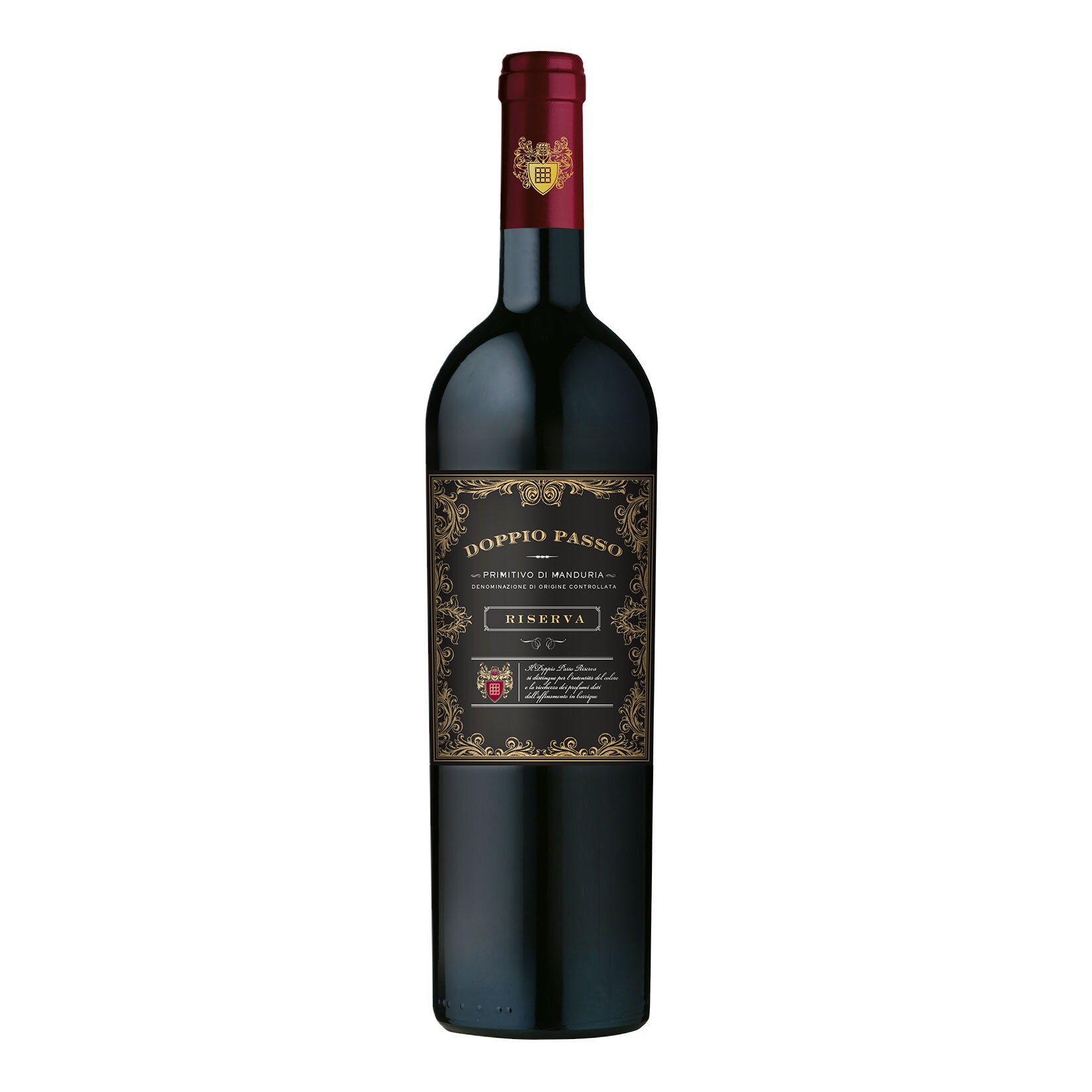 Doppio Passo Primitivo di Manduria Riserva DOC 14,5 % vol 0,75 Liter – Inhalt: 6 Flaschen | 04002859121062