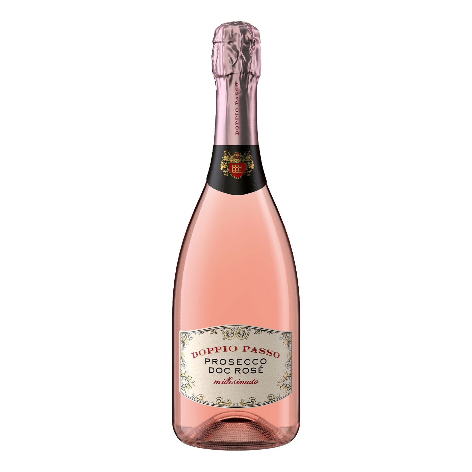 Doppio Passo Prosecco Rosé DOC 11,0 % vol 0,75 Liter – Inhalt: 6 Flaschen | 04002859121789