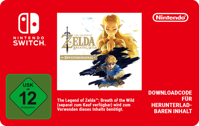The Legend of Zelda&trade; Breath of the Wild: Erweiterungspass 19.99EUR eGift - Bild 1