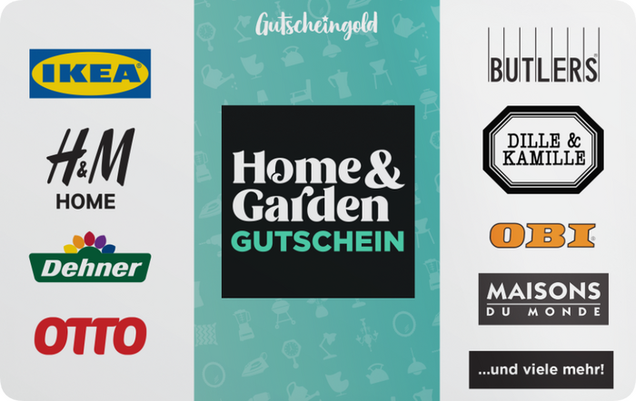 Gutscheingold Home & Garden Geschenkcode