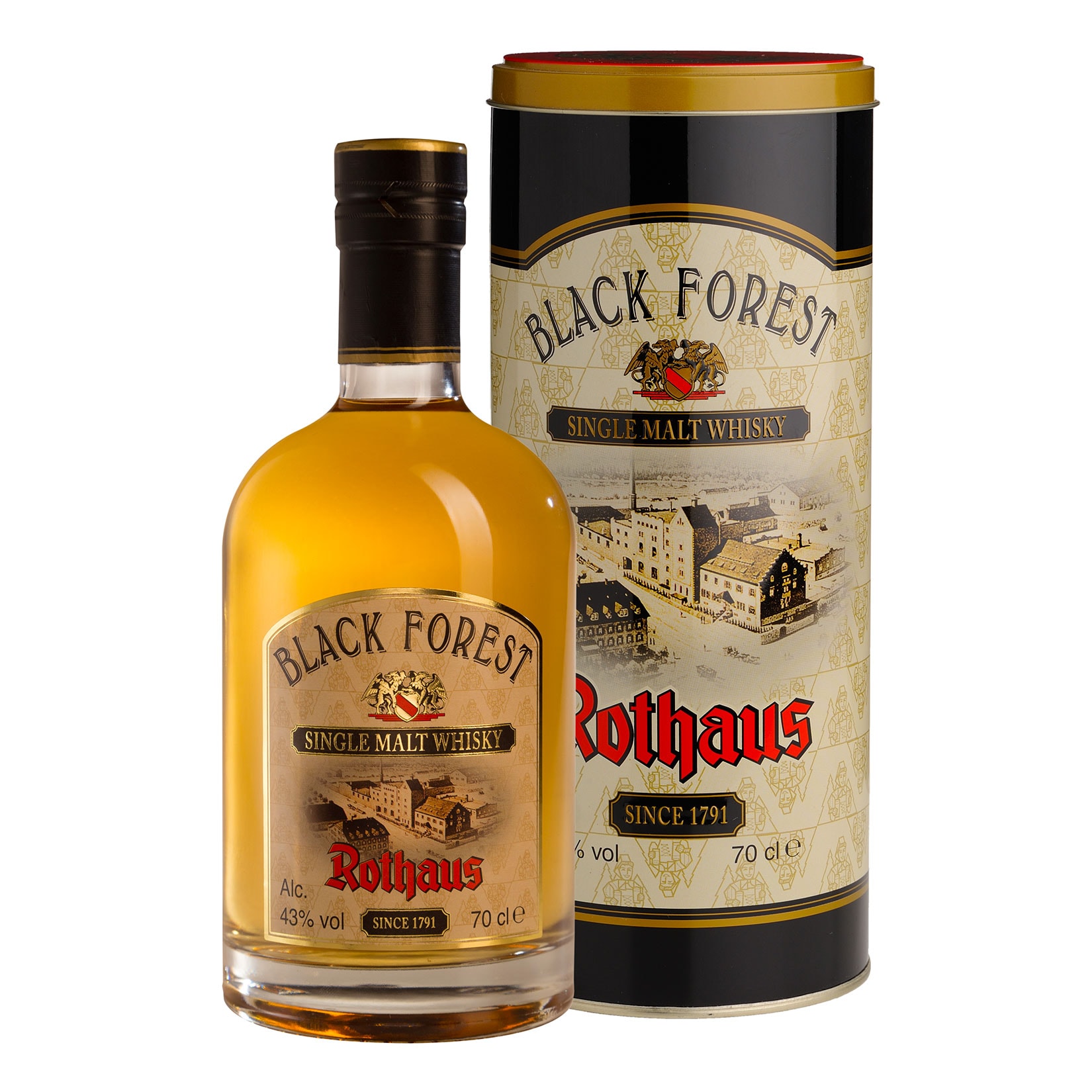 Rothaus Black Forest Whisky 43,0 % vol 0,7 Liter - Bild 1