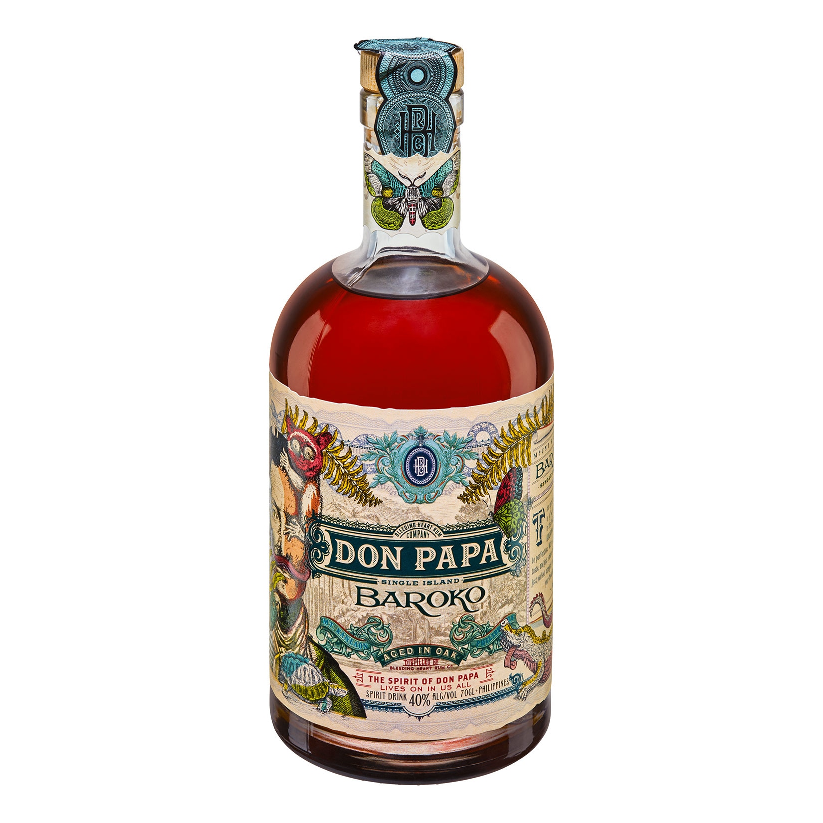 Don Papa Baroko Rum 40,0 % vol 0,7 Liter - Bild 1