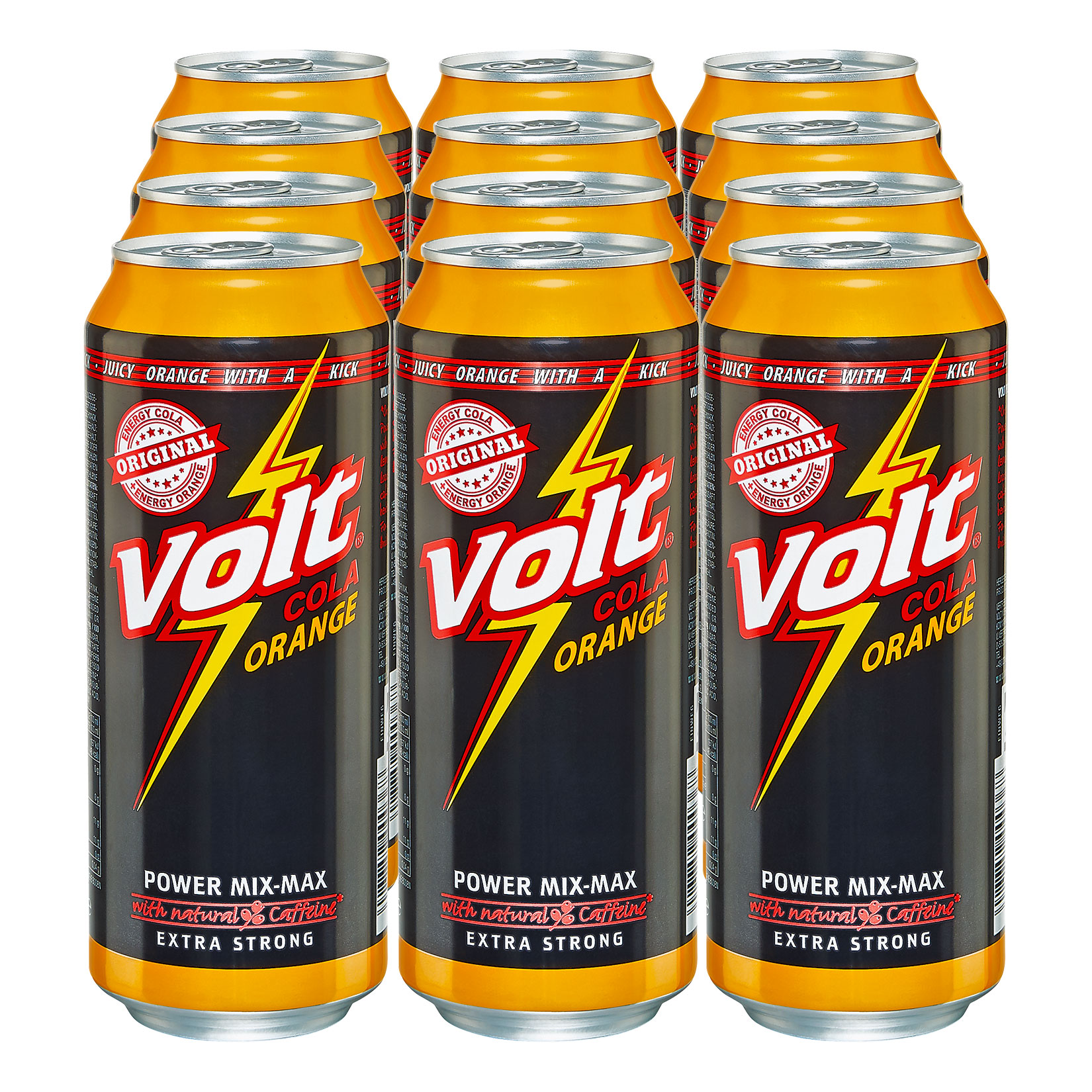 VOLT Cola-Orange Power 0,5 Liter Dose, 12er Pack - Bild 1